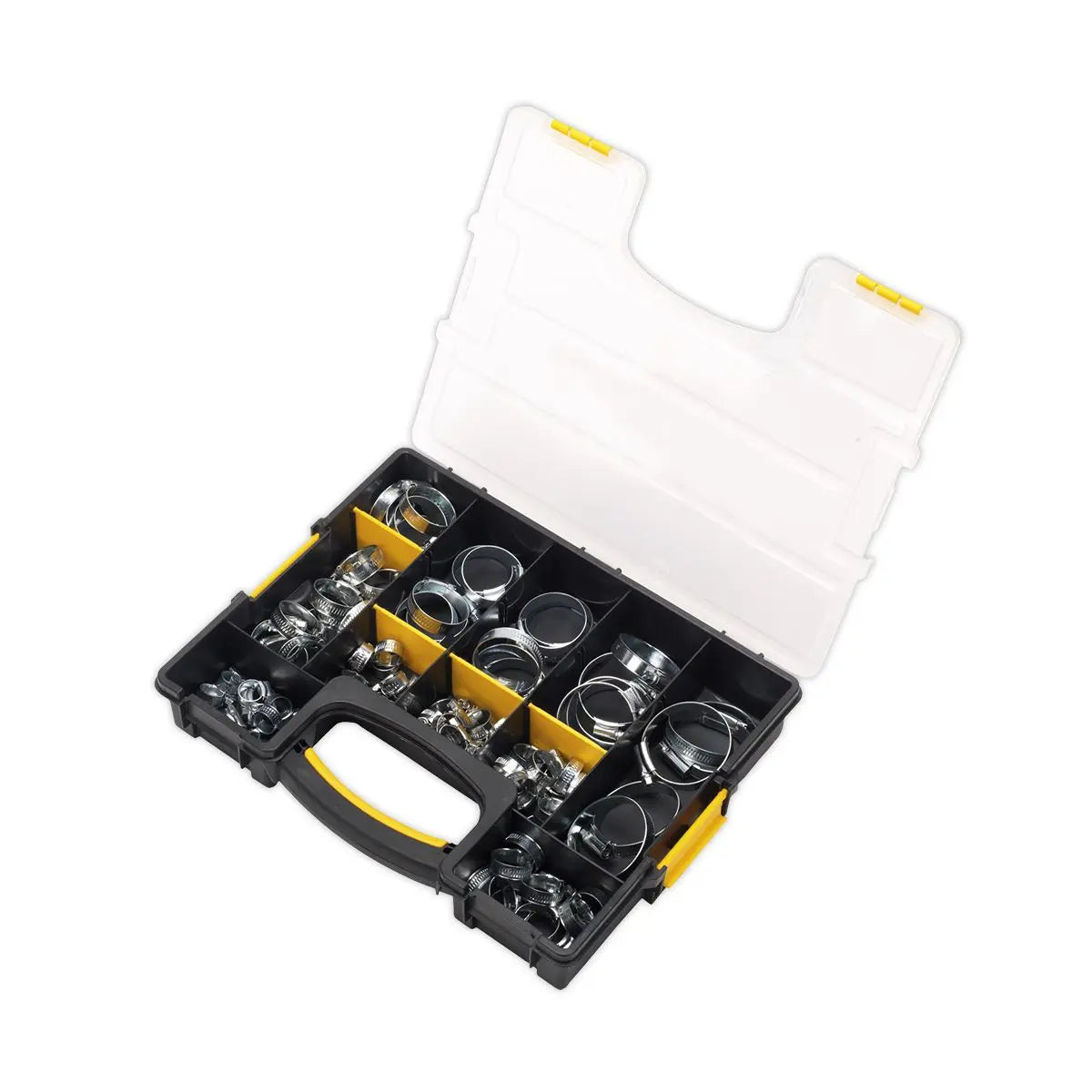 Sealey Hose Clip Assortment 85pc Ø8-57mm