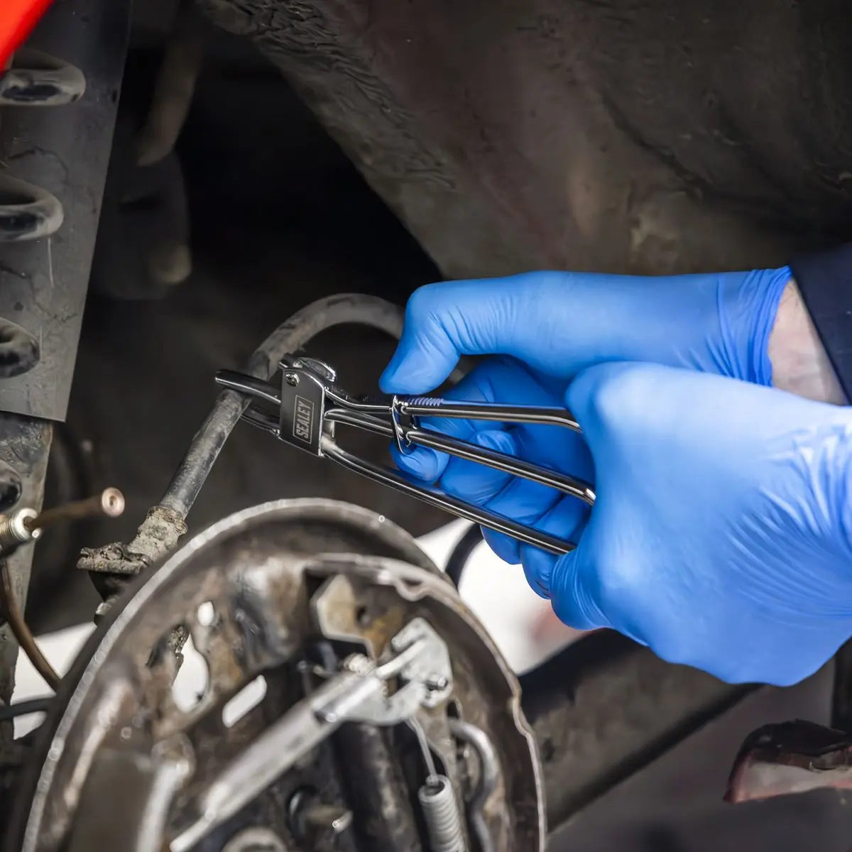 Sealey Hose Pinch Tool Metal Spring Type - Brake/Fuel Hoses