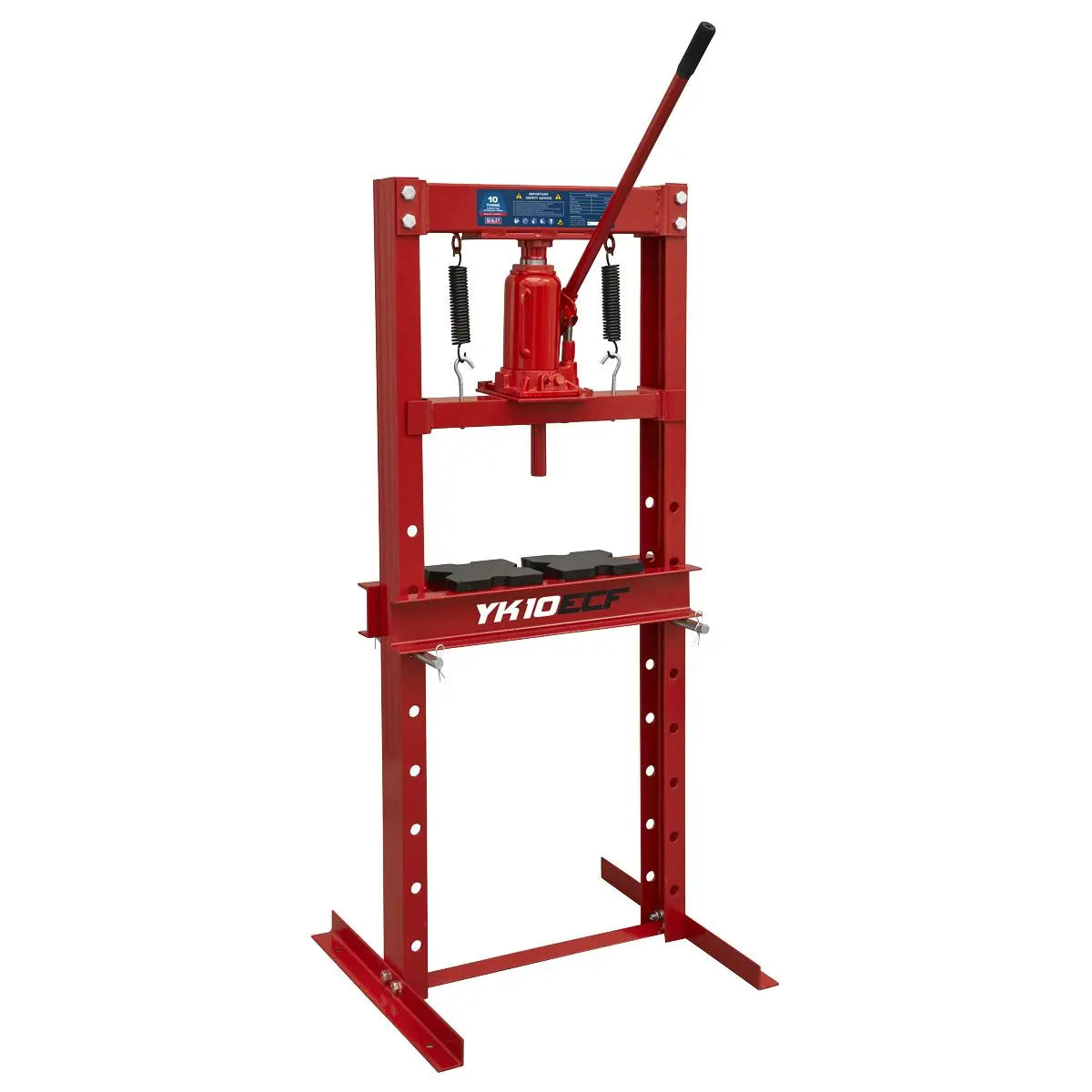 Sealey Hydraulic Floor Type Press 10 Tonne White Rose Tools