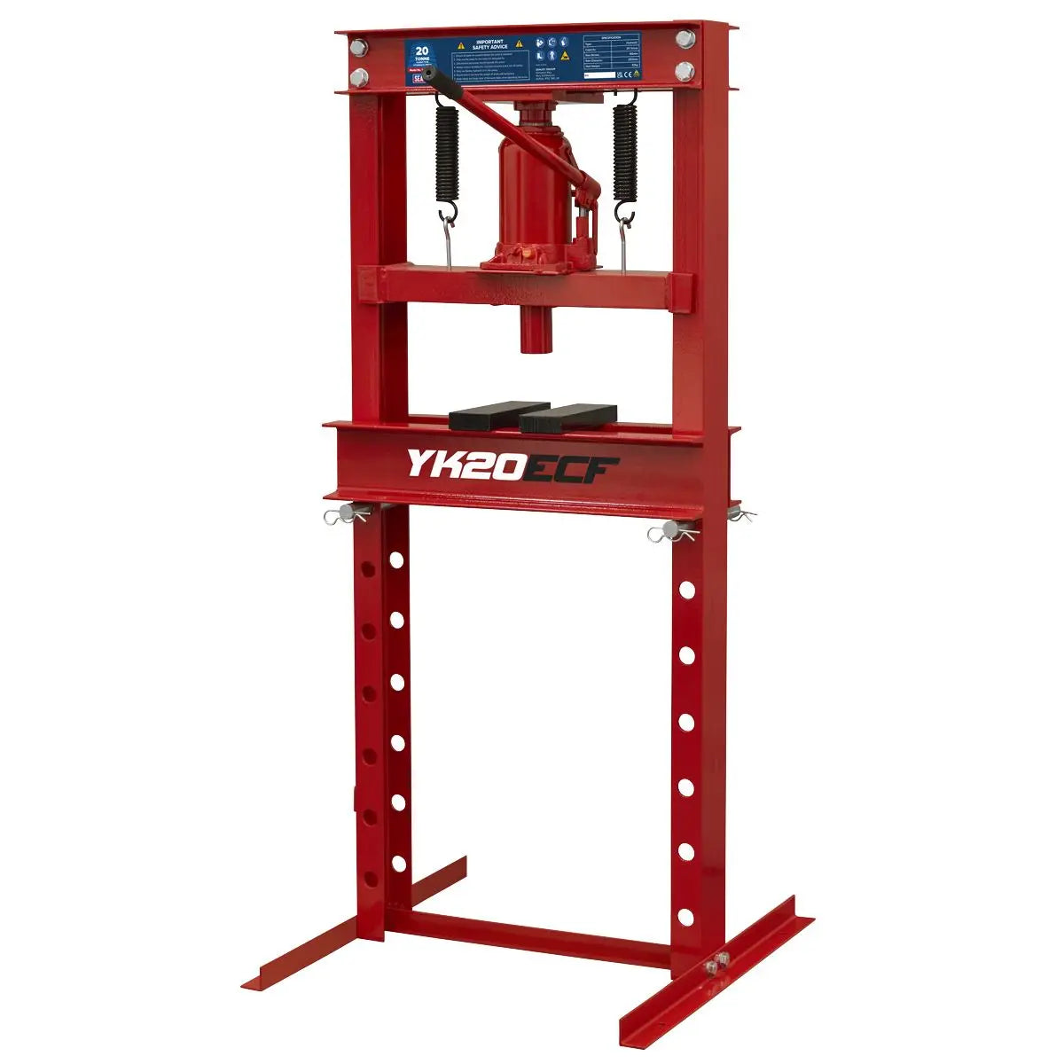 Sealey Hydraulic Floor Type Press 20 Tonne  White Rose Tools