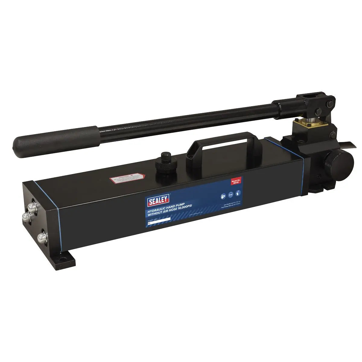 Sealey Hydraulic Hand Pump Without Hydraulic Hose 10,000psi White Rose Tools