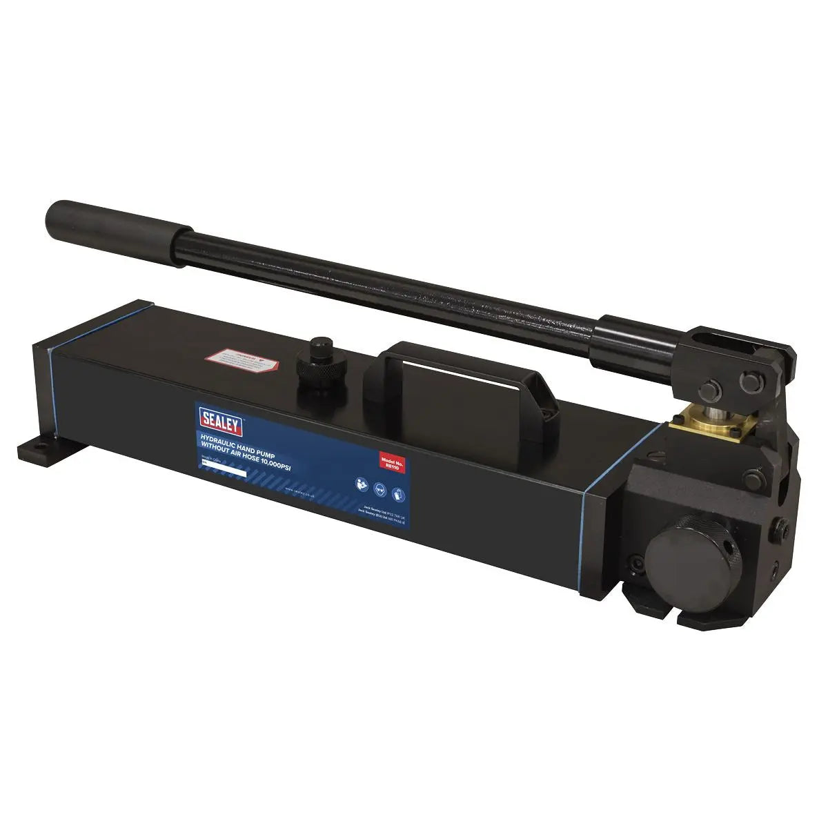 Sealey Hydraulic Hand Pump Without Hydraulic Hose 10,000psi White Rose Tools