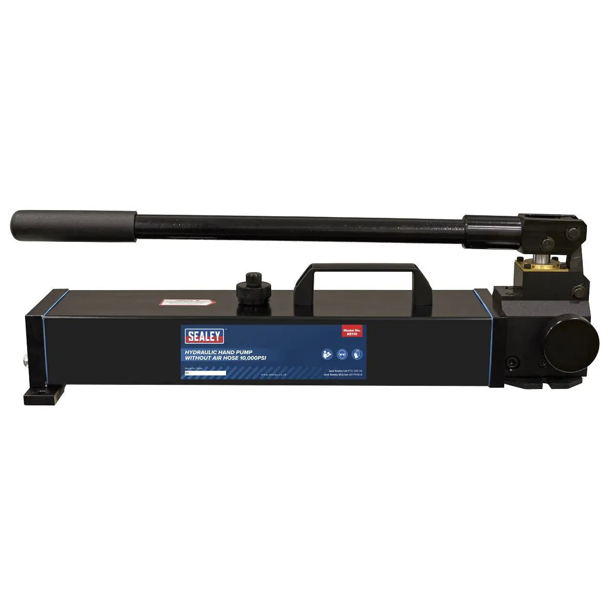 Sealey Hydraulic Hand Pump without Hydraulic Hose 10,000psi White Rose Tools