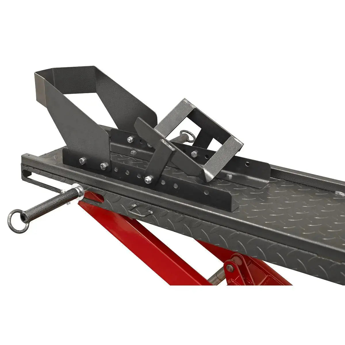 Sealey Hydraulic Motorcycle Lift 450kg Capacity White Rose Tools