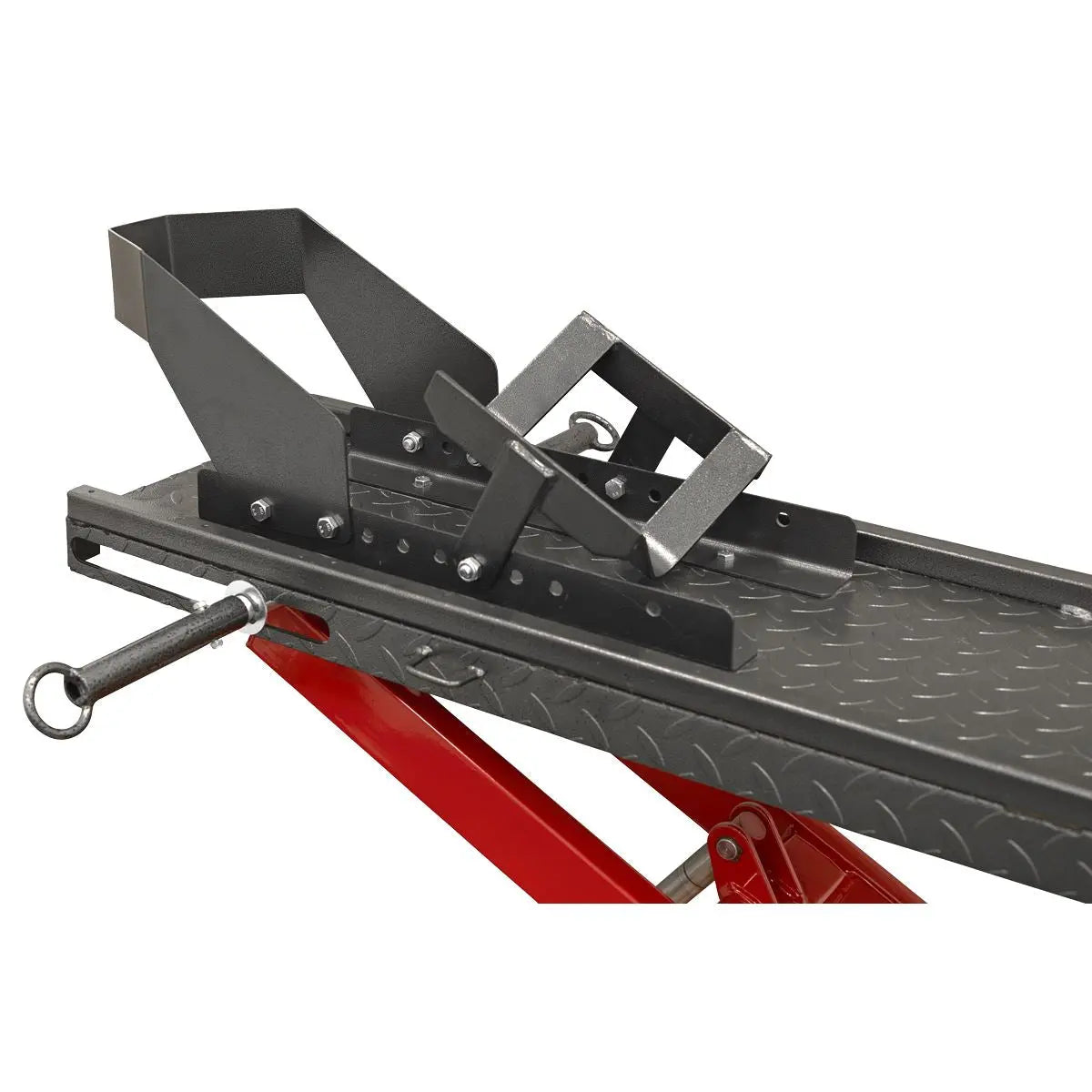 Sealey Hydraulic Motorcycle Lift 450kg Capacity White Rose Tools