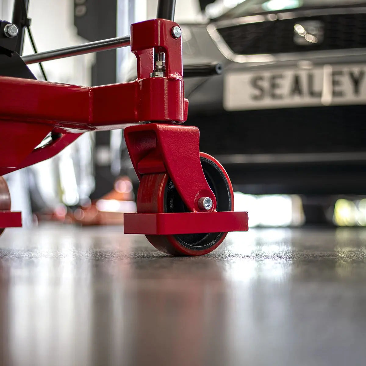 Sealey Hydraulic Scissor Lift Platform Table 1000kg White Rose Tools