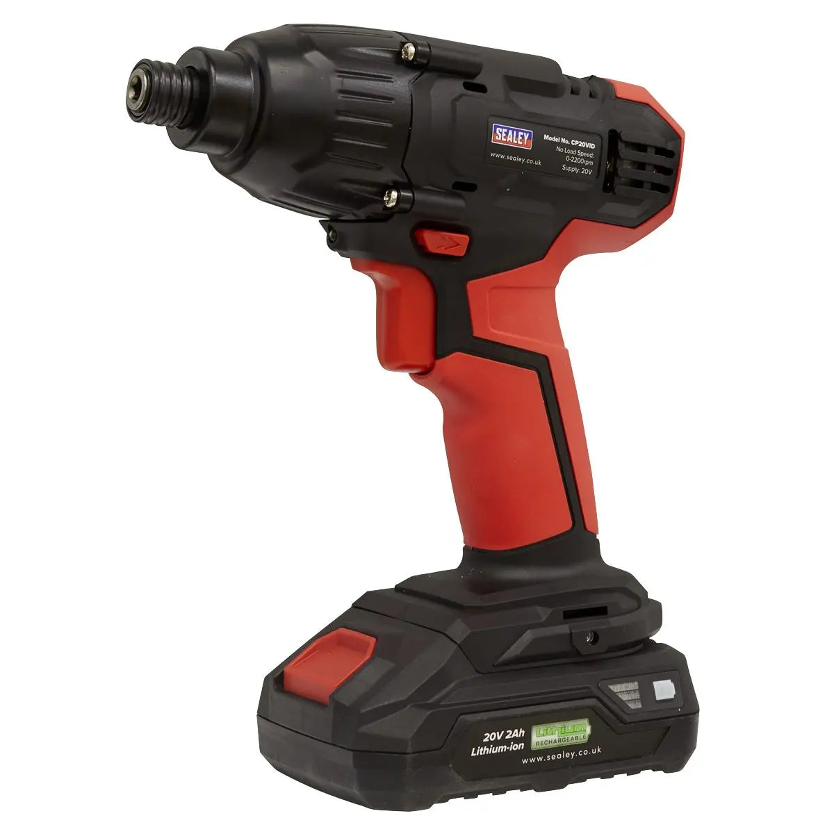Sealey Impact Driver 20V SV20 Series 1/4"Hex Drive - Body Only