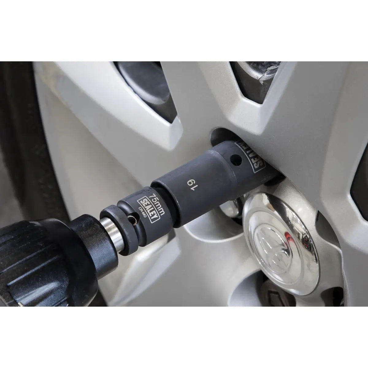 Sealey Impact Socket Set 1/2"Sq Drive 77mm Double Ended 18.5 x 22.5mm - 5pc