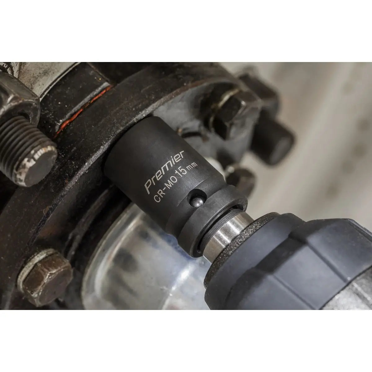 Sealey Impact Socket Set Total Drive 1/2" Metric Hardened Wrench 10-24mm 13pc