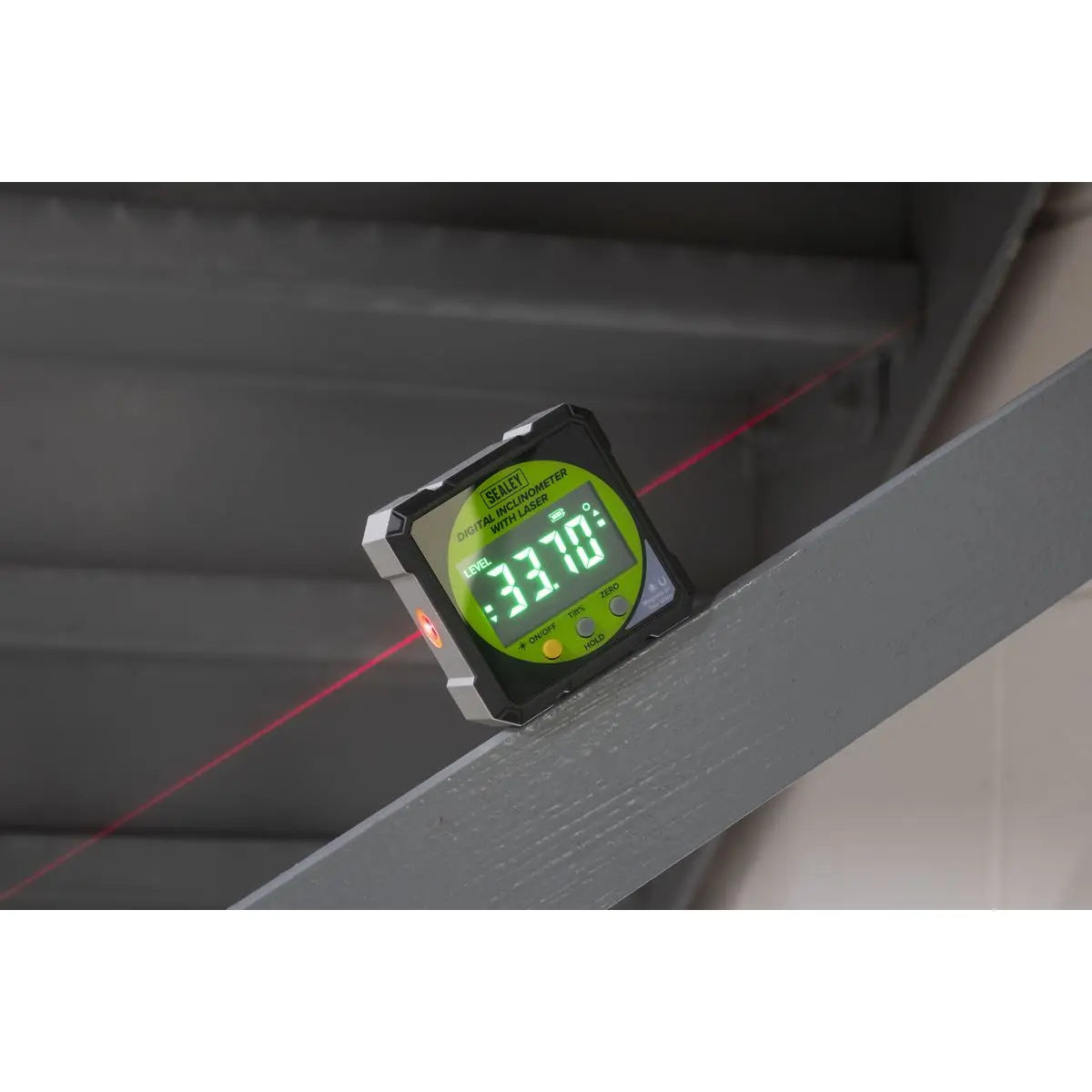 Sealey Inclinometer Digital with Laser White Rose Tools