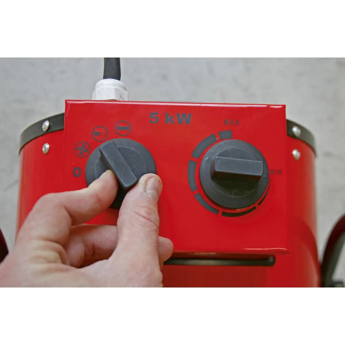 Sealey Industrial Fan Heater 5kW 415V 3ph