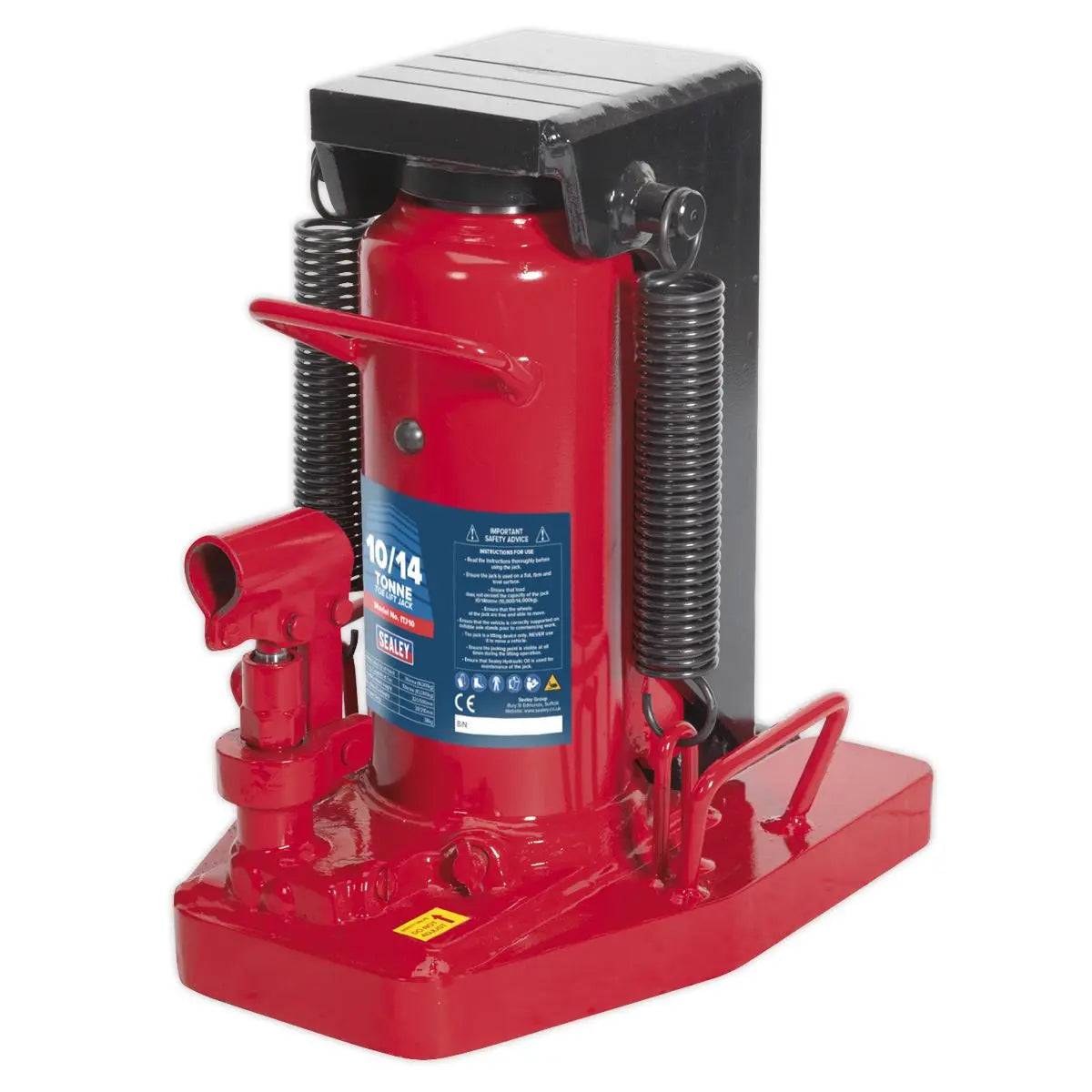 Sealey Industrial Toe Jack 10/14 Tonne