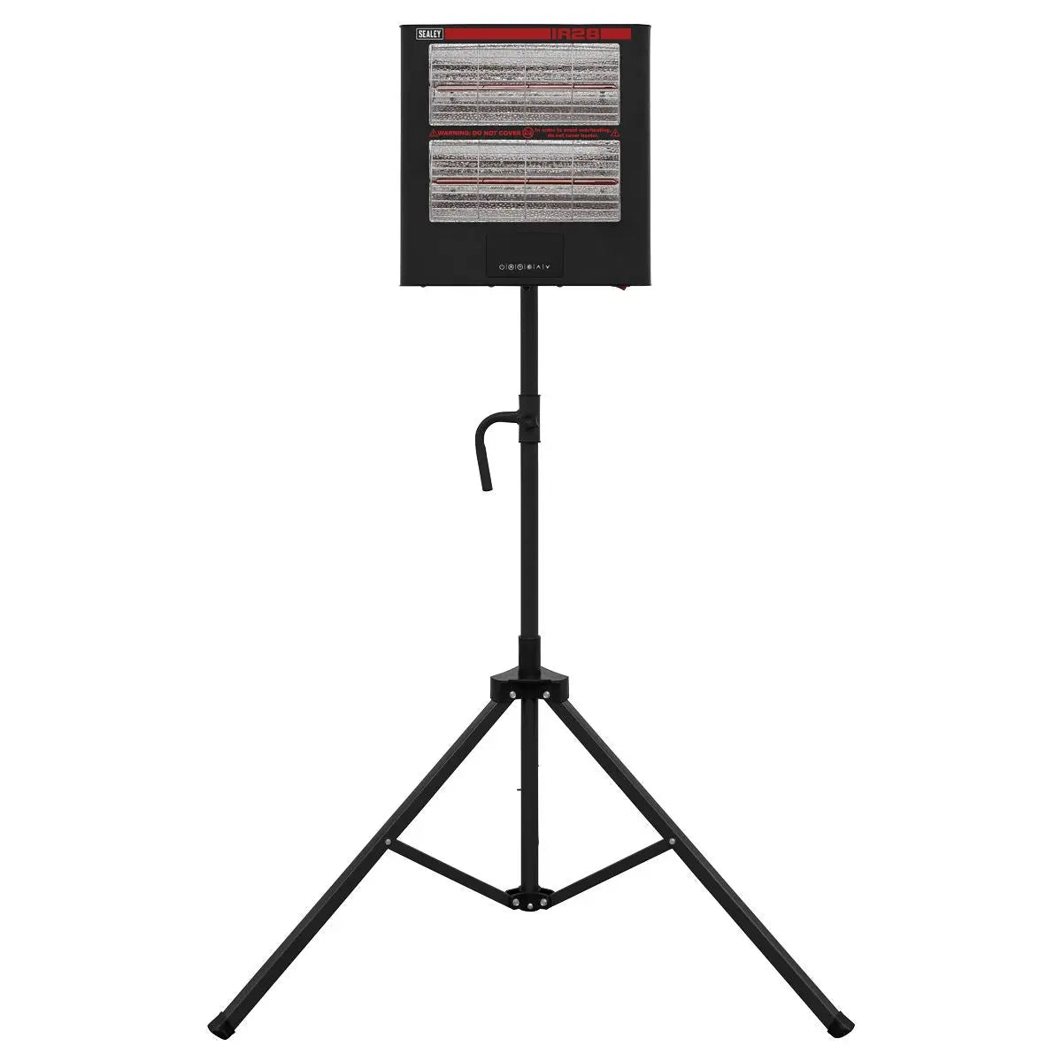 Sealey Infrared Quartz Heater with Tripod Stand 230V 1.4/2.8kW  White Rose Tools