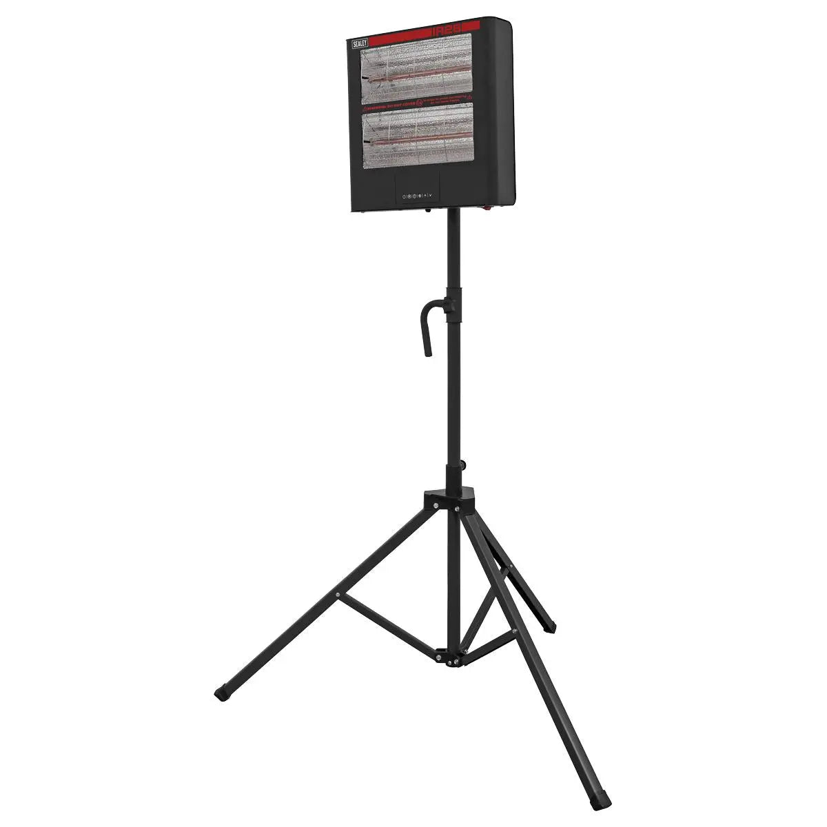 Sealey Infrared Quartz Heater with Tripod Stand 230V 1.4/2.8kW  White Rose Tools