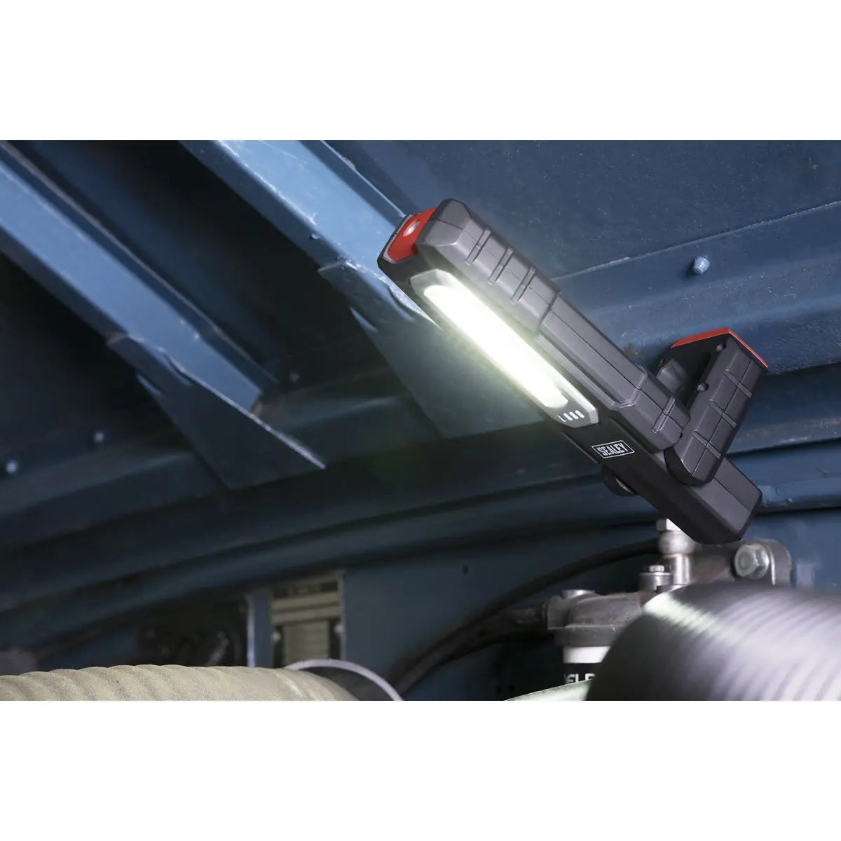 Sealey Inspection Light 5W COB & 1W SMD LED - Wireless Rechargeable White Rose Tools