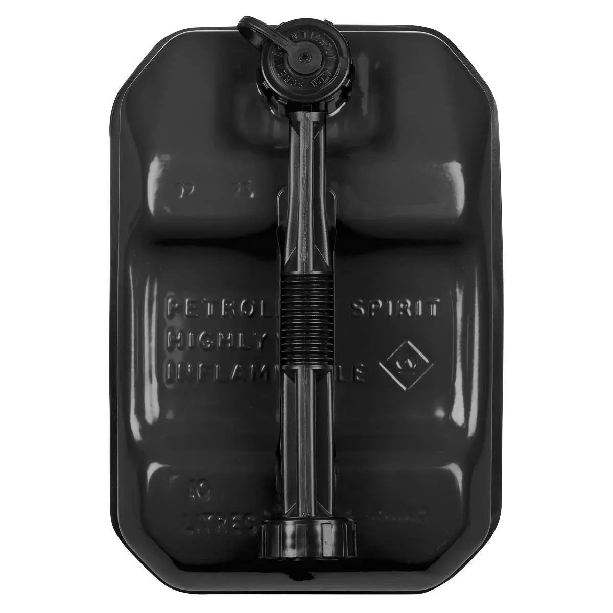 Sealey Jerry Can 10L - Black White Rose Tools