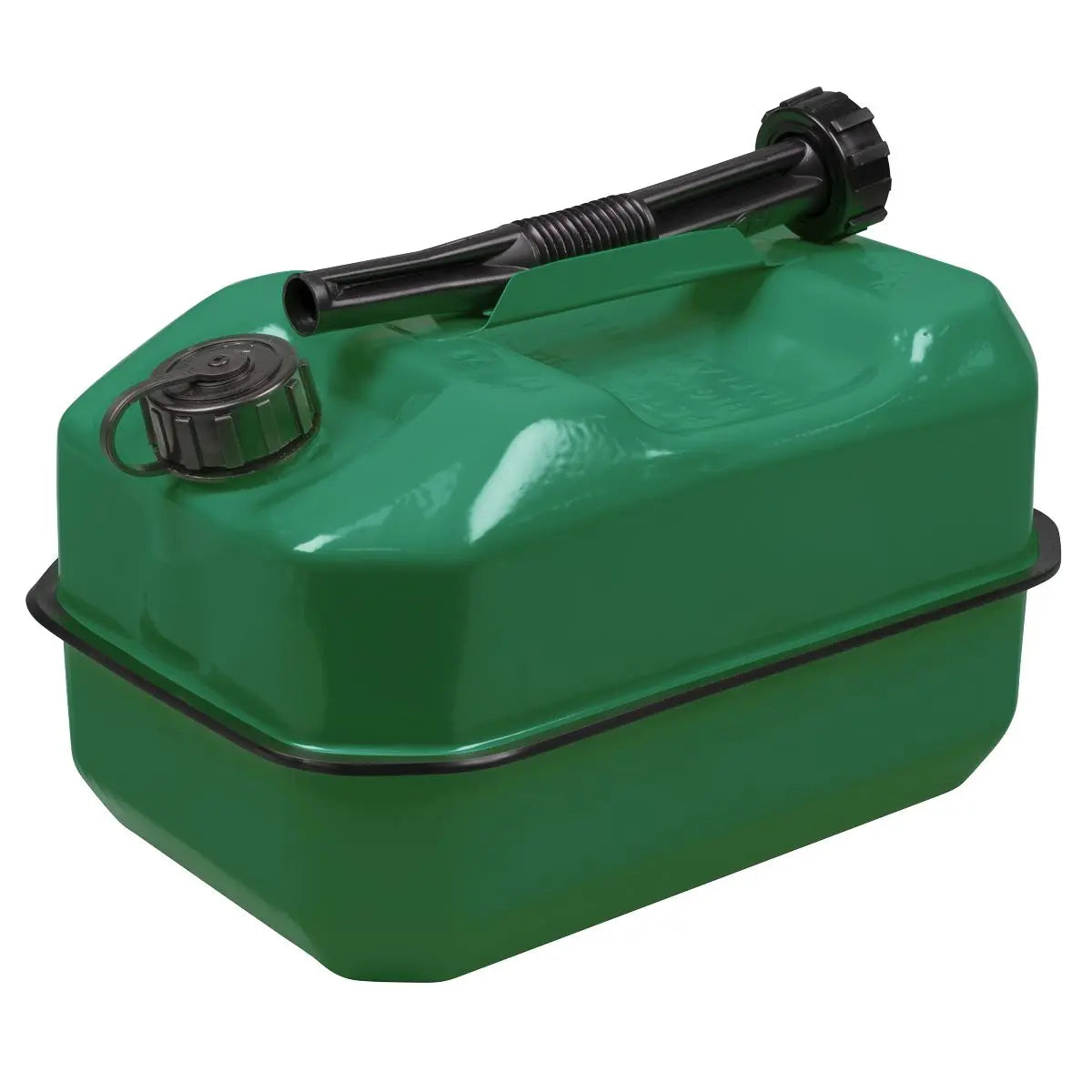 Sealey 10L Jerry Can - Green Fuel Container | White Rose Tools