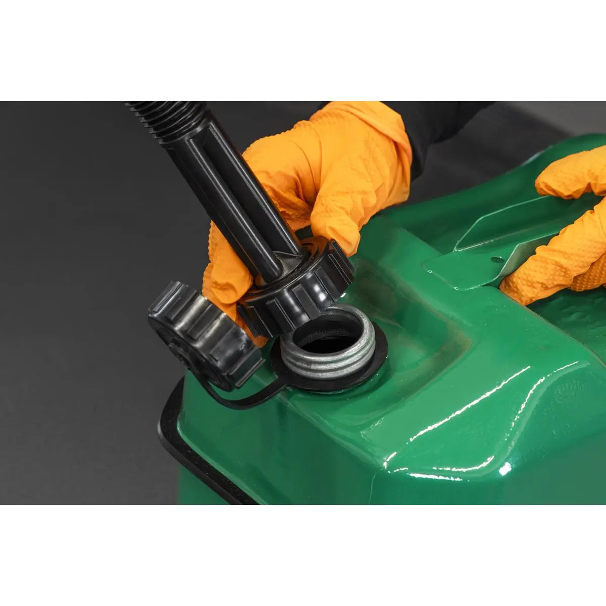 Sealey Jerry Can 10L - Green White Rose Tools