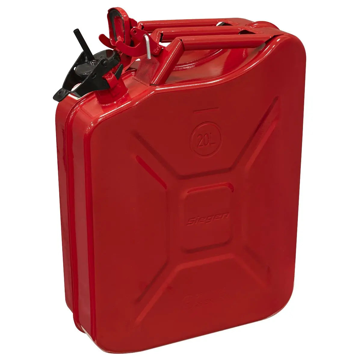 Sealey Jerry Can 20L - Red White Rose Tools