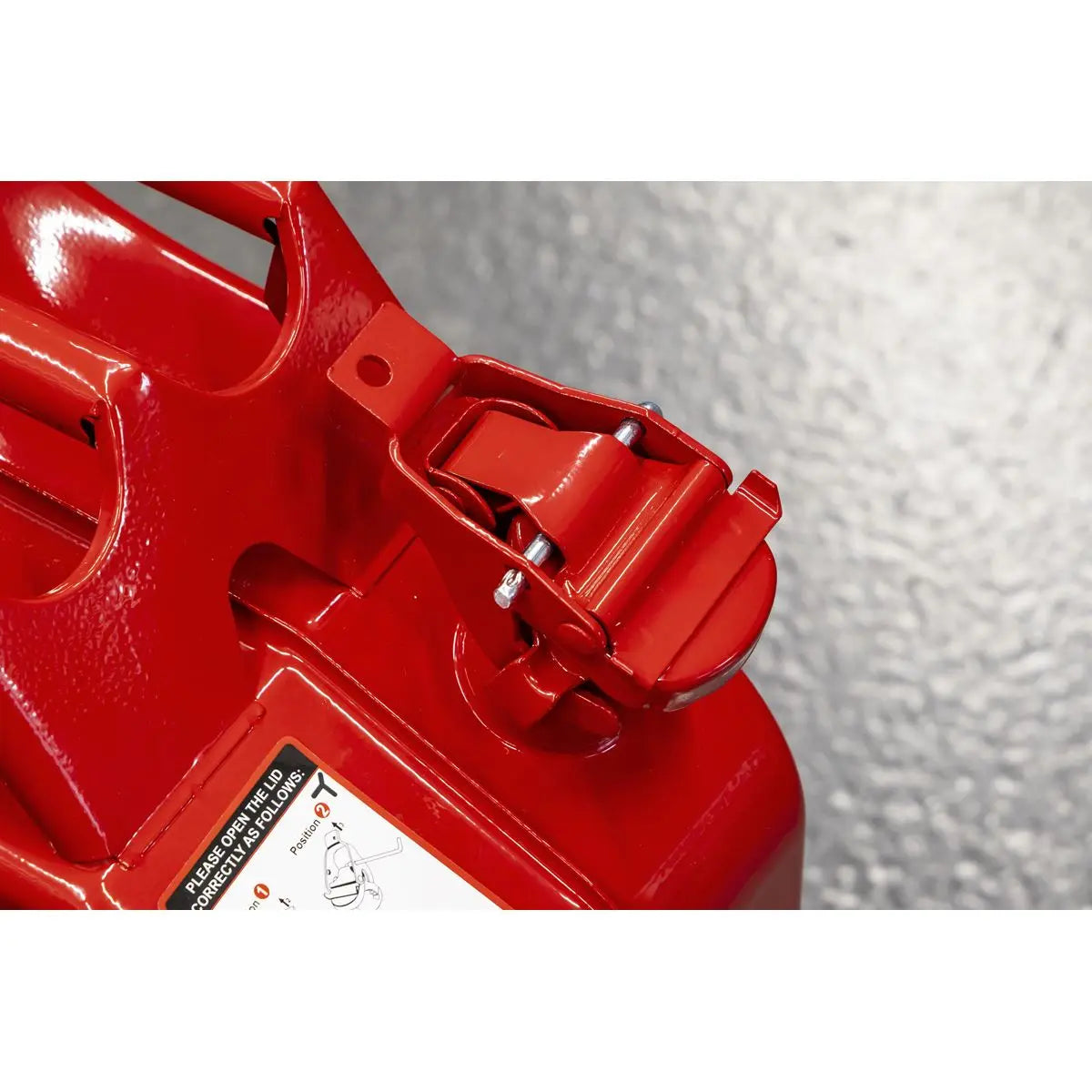 Sealey Jerry Can 20L - Red White Rose Tools