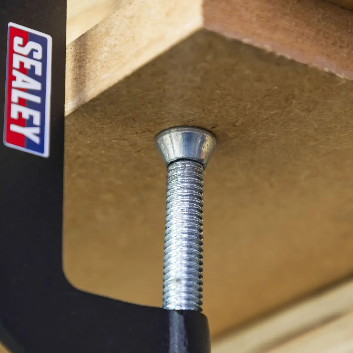 Sealey Junior C-Clamp 4pc Set - 76mm x 35mm White Rose Tools