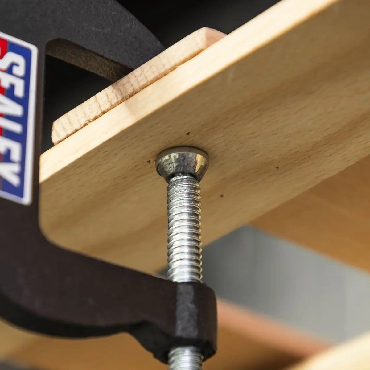 Sealey Junior C-Clamp 8pc Set - 28mm x 28mm White Rose Tools