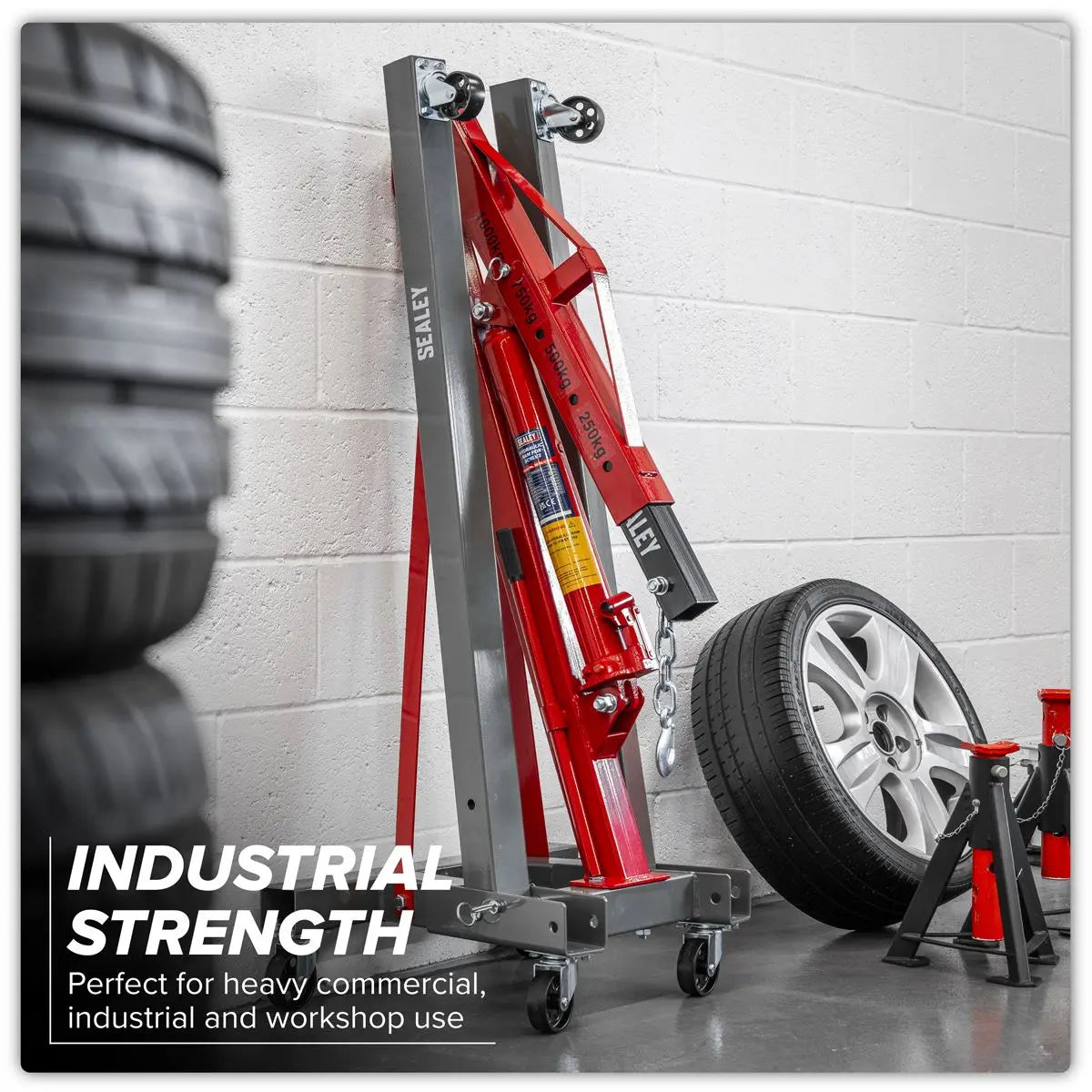 Sealey KD' Type Folding Crane 1 Tonne  White Rose Tools