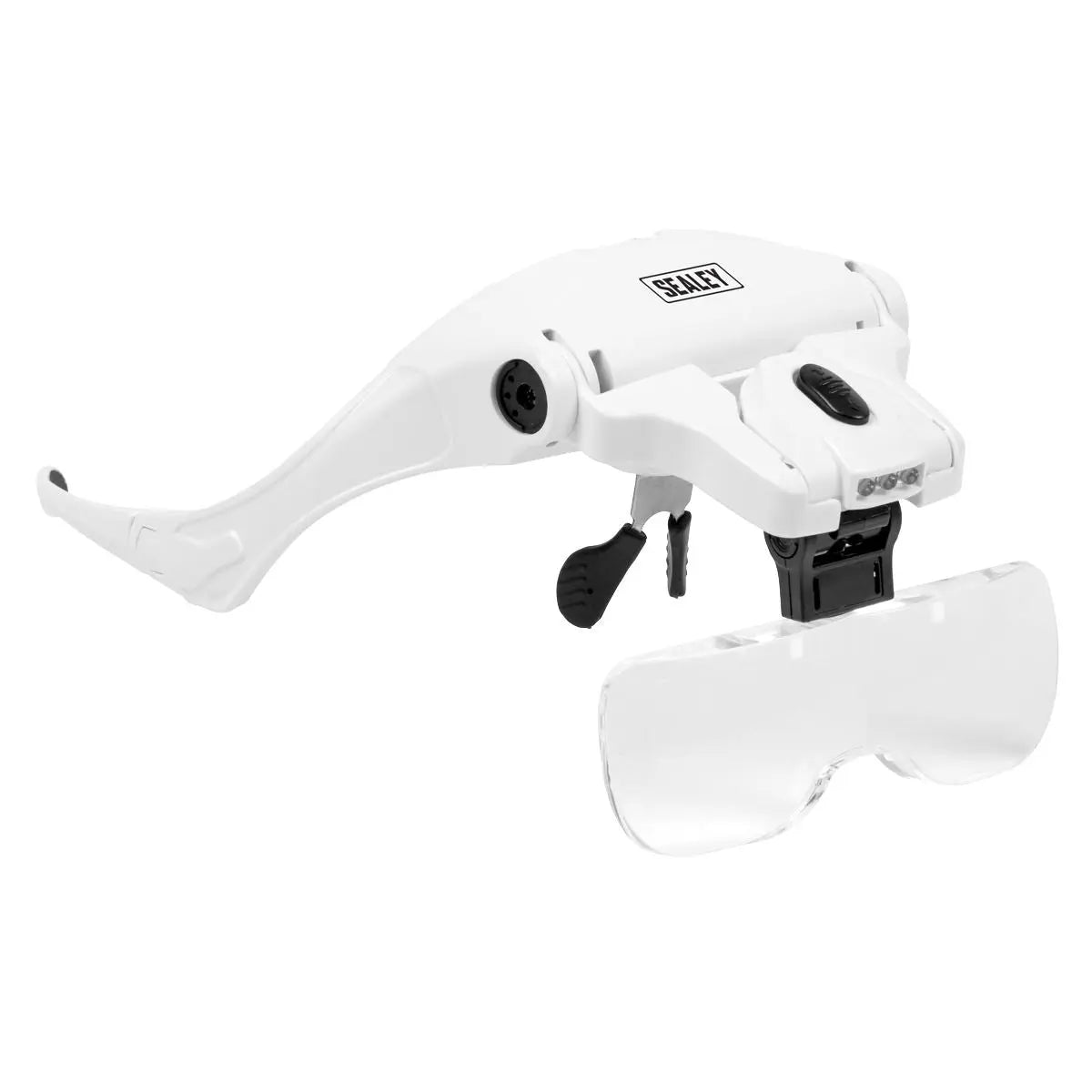 Sealey LED Magnifier Spectacles with Headband  White Rose Tools