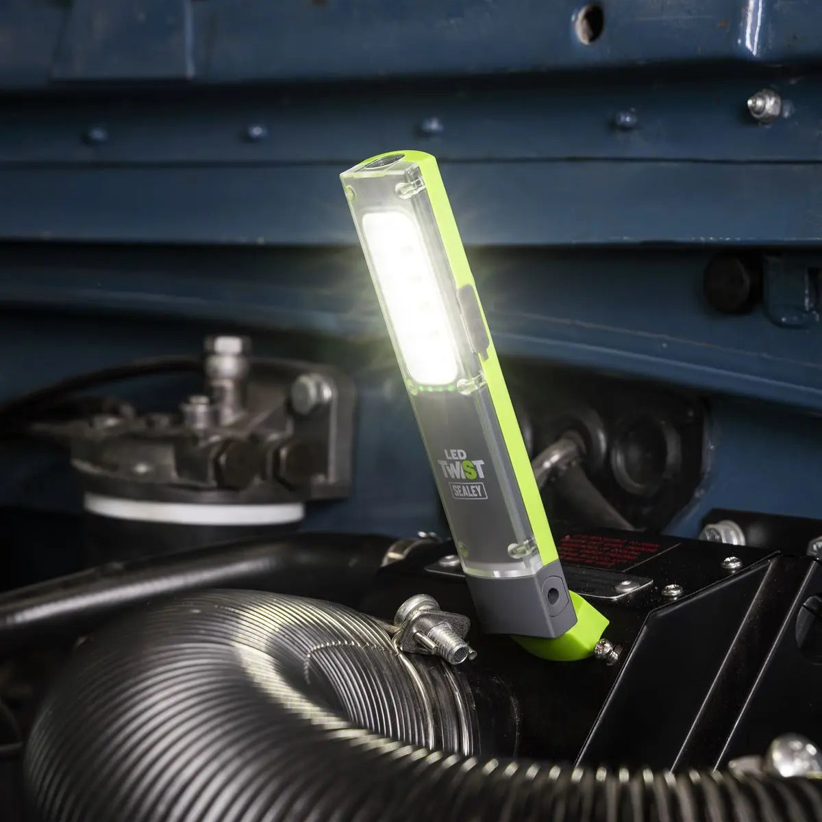 Sealey LED Twist Rechargeable Inspection Light 1W & 1W SMD White Rose Tools