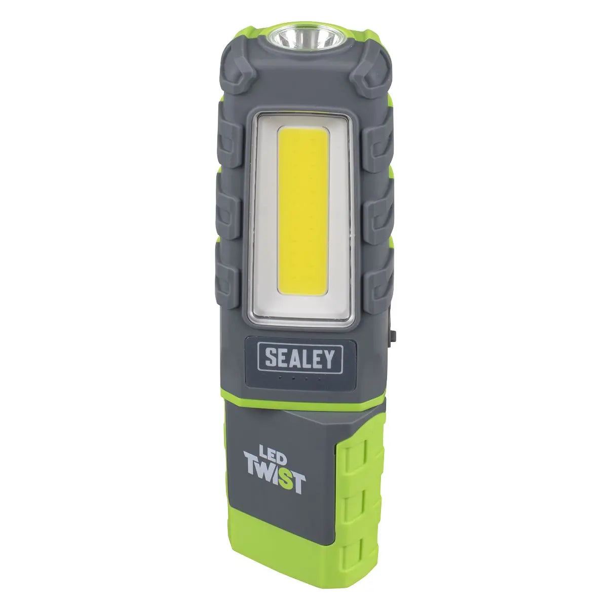 Sealey LED Twist Rechargeable Inspection Light 5W COB & 1W SMD White Rose Tools