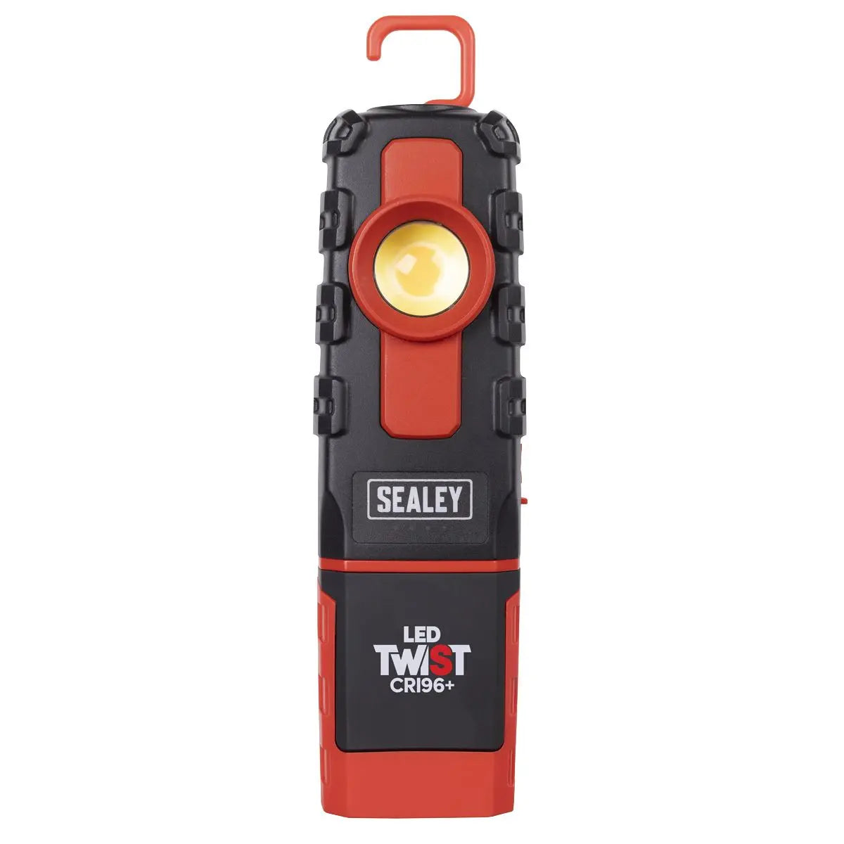 Sealey LED Twist Rechargeable Inspection Light 6W COB LED & 1W SMD LED Colour Match CRI 96+ White Rose Tools