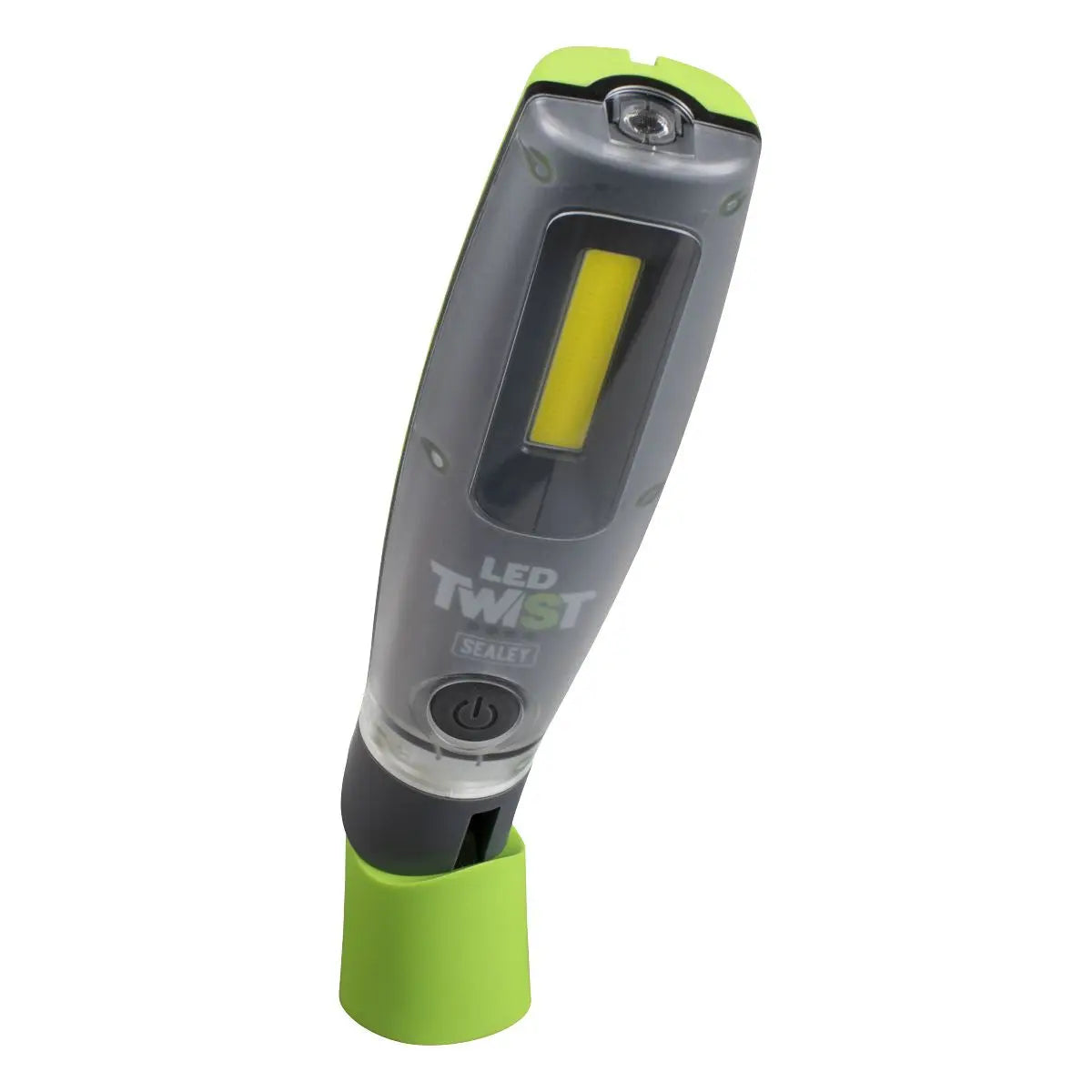 Sealey LED Twist Rechargeable Inspection Light Green White Rose Tools