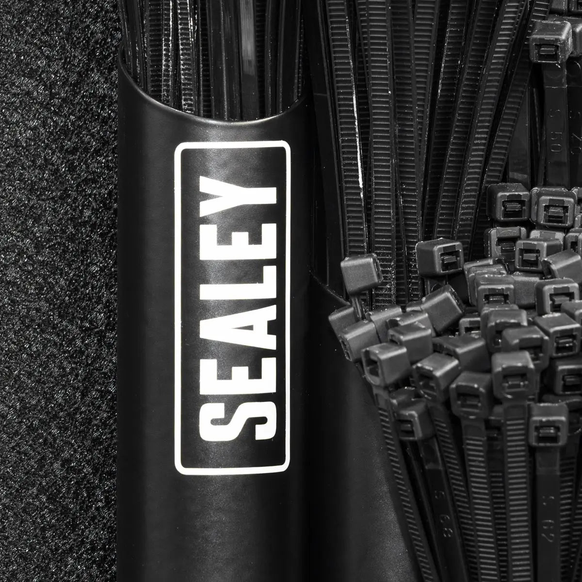 Sealey Large Magnetic Cable Tie Holder - Black White Rose Tools