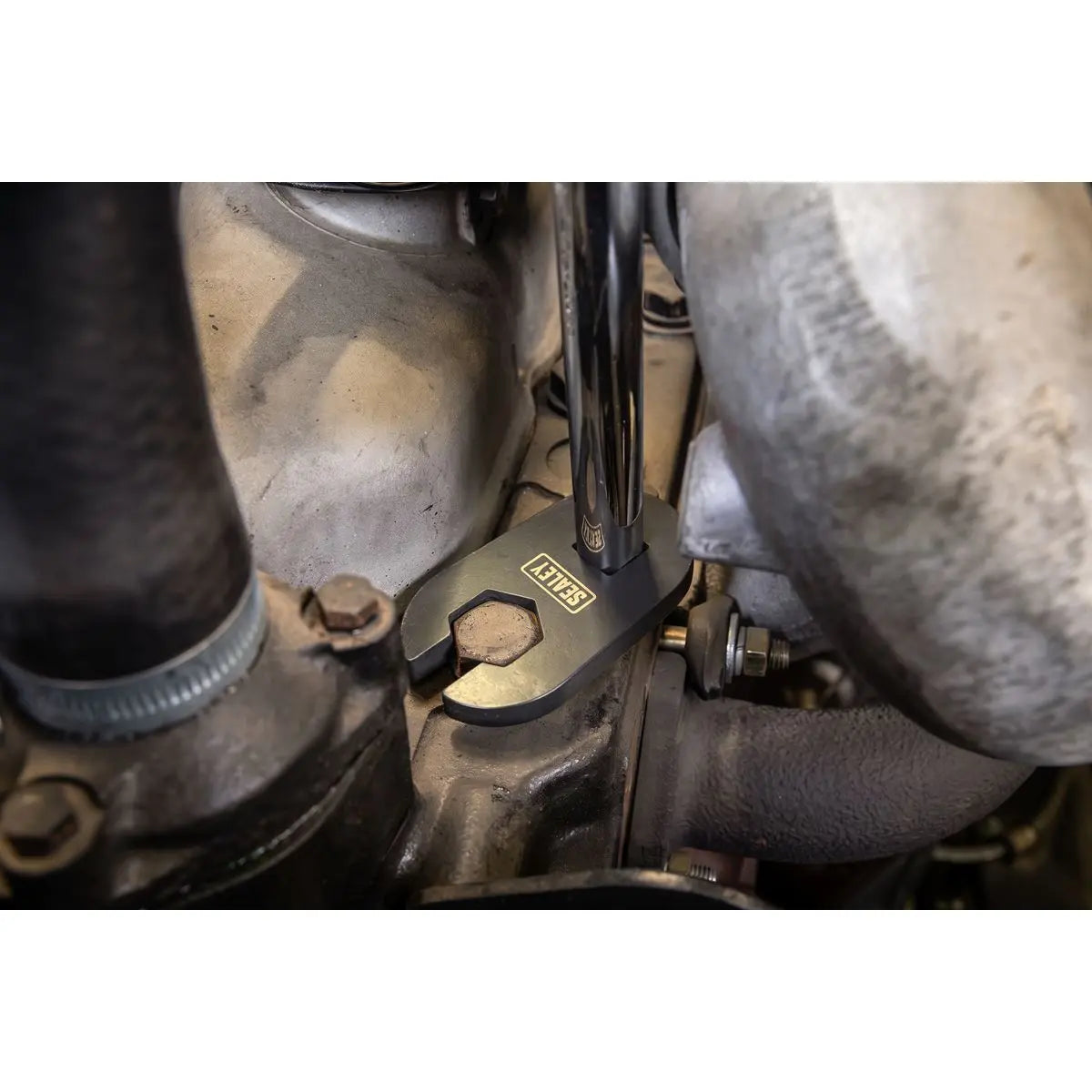 Sealey Limited Access Crow's Foot Spanner 1/2"Sq Drive 17mm White Rose Tools