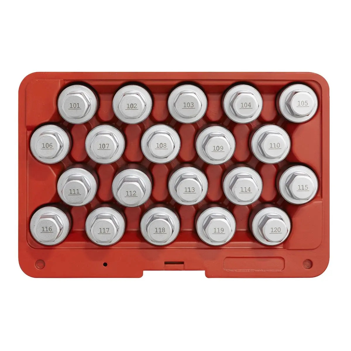 Sealey Locking Wheel Nut Key Set 20pc - Vauxhall-A