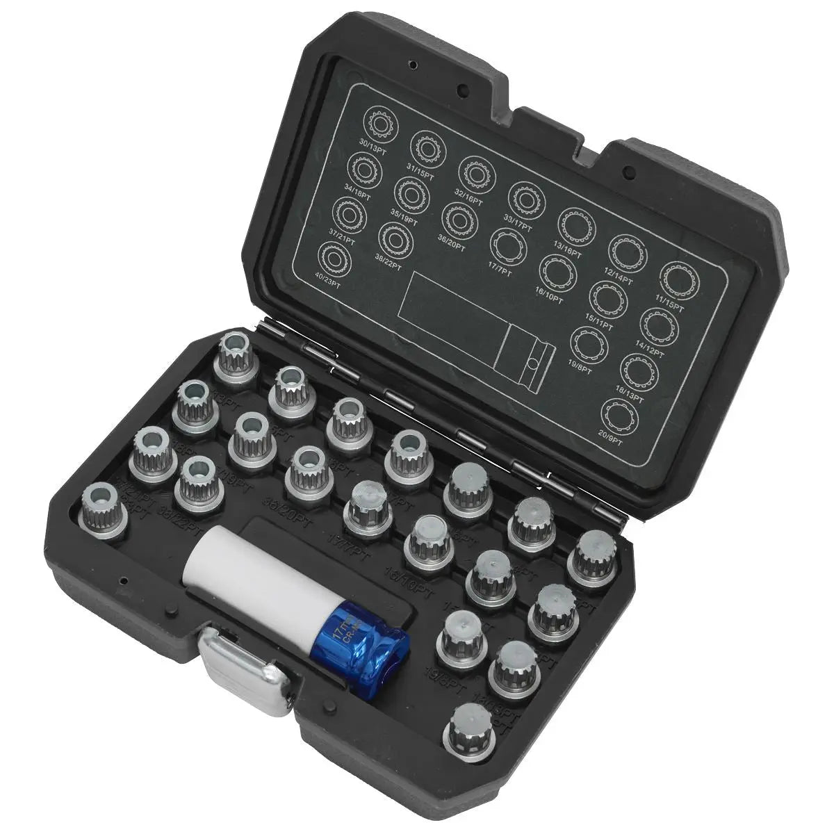 Sealey Locking Wheel Nut Key Set 21pc - BMW & Mini