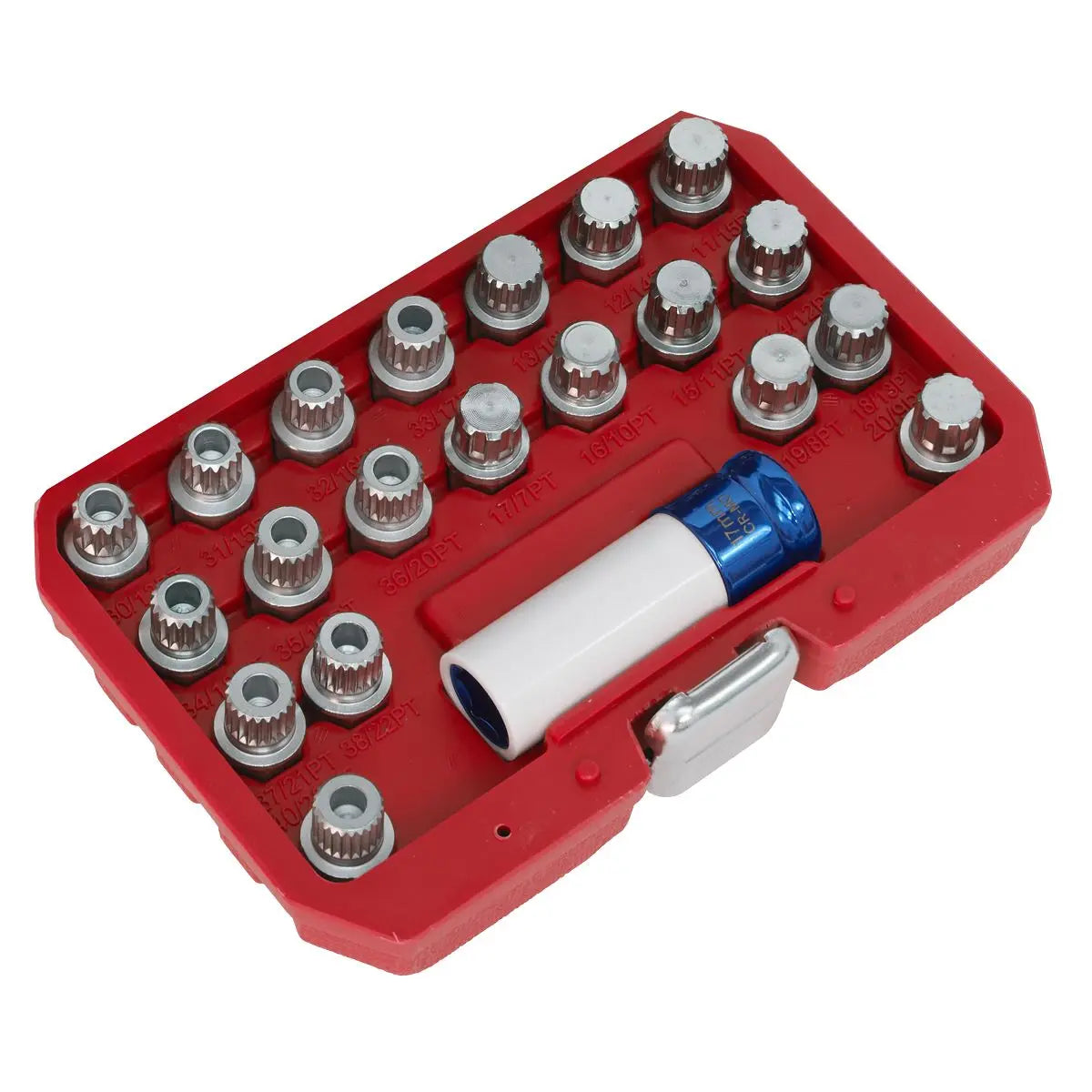 Sealey Locking Wheel Nut Key Set 21pc - BMW & Mini