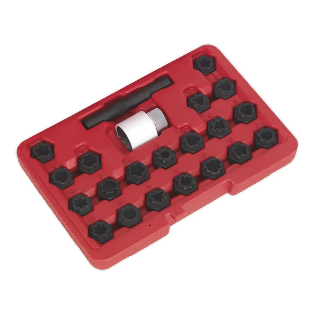 Sealey Locking Wheel Nut Key Set 22pc - Audi