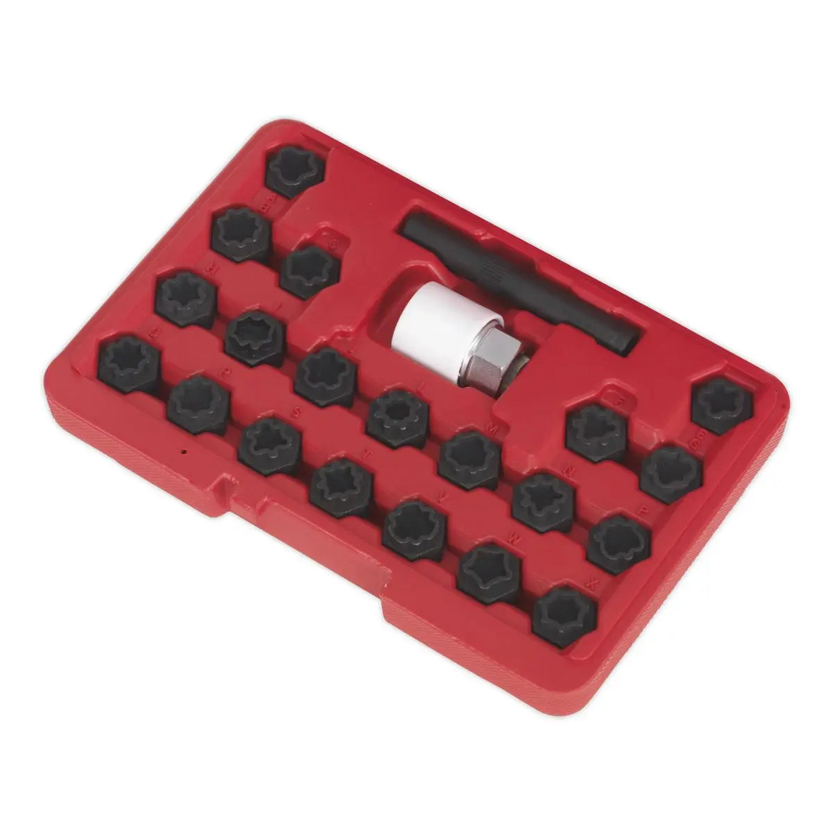 Sealey Locking Wheel Nut Key Set 22pc - Audi