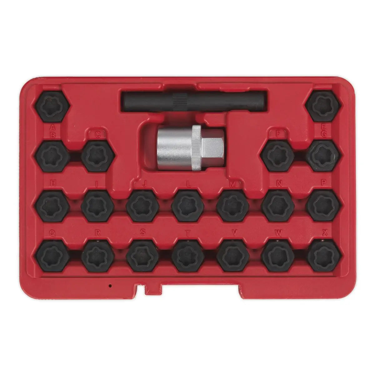 Sealey Locking Wheel Nut Key Set 22pc - BMW