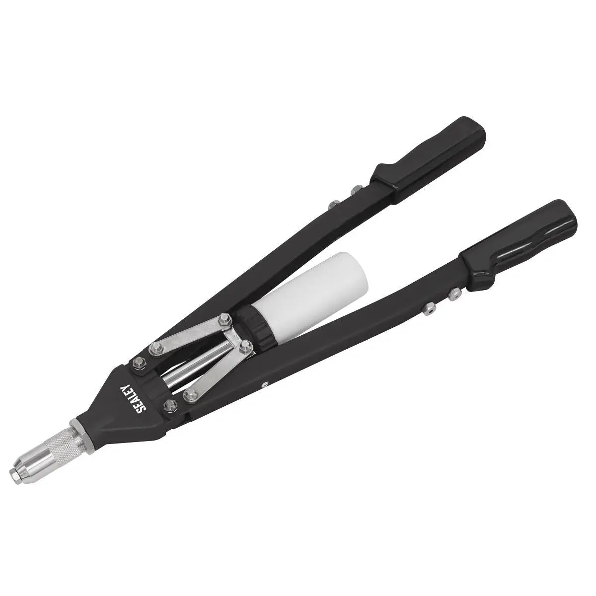 Sealey Long-Arm Riveter with Collection Bowl Heavy-Duty