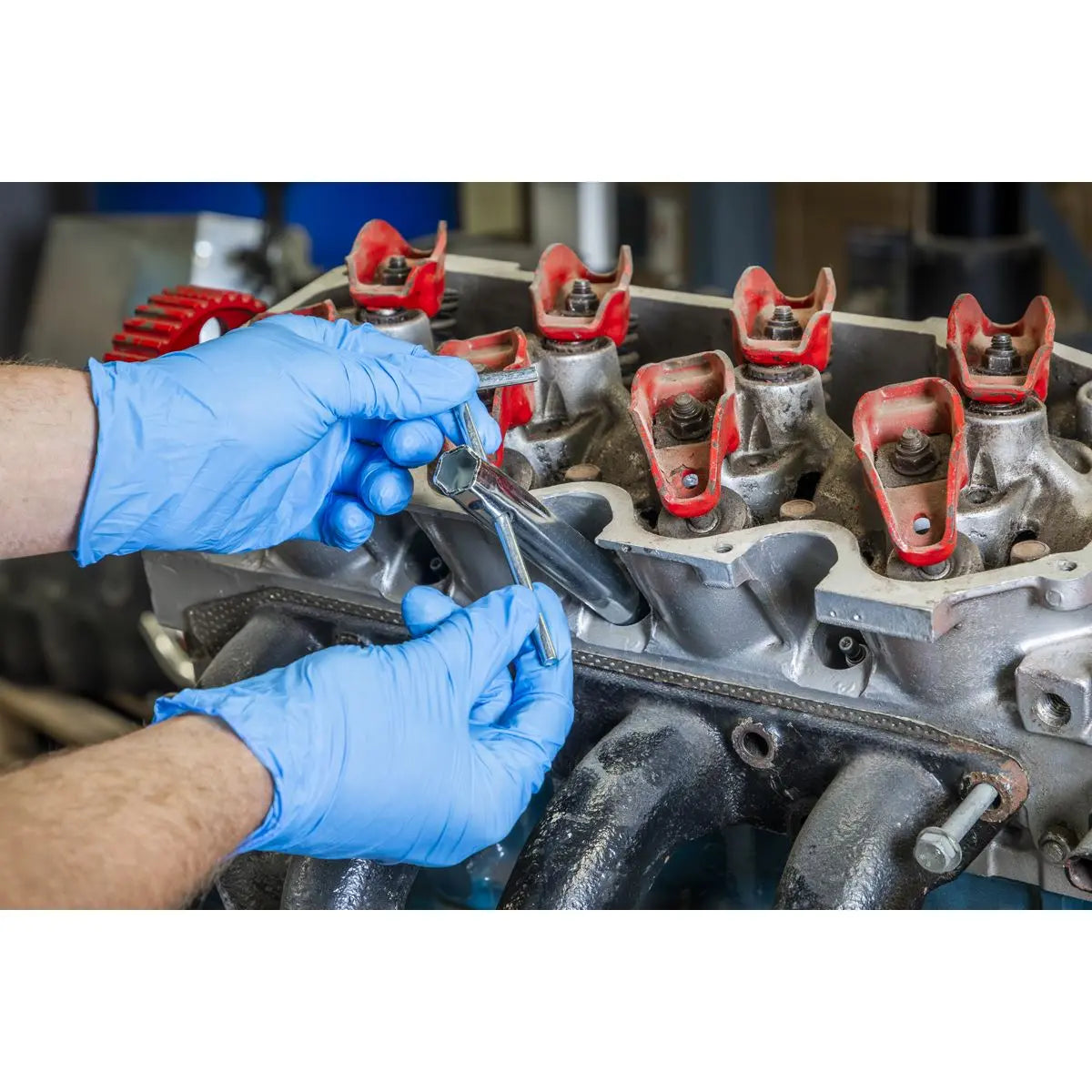 Sealey Long Reach Double End Spark Plug Box Spanner with L-Bar 14/16mm