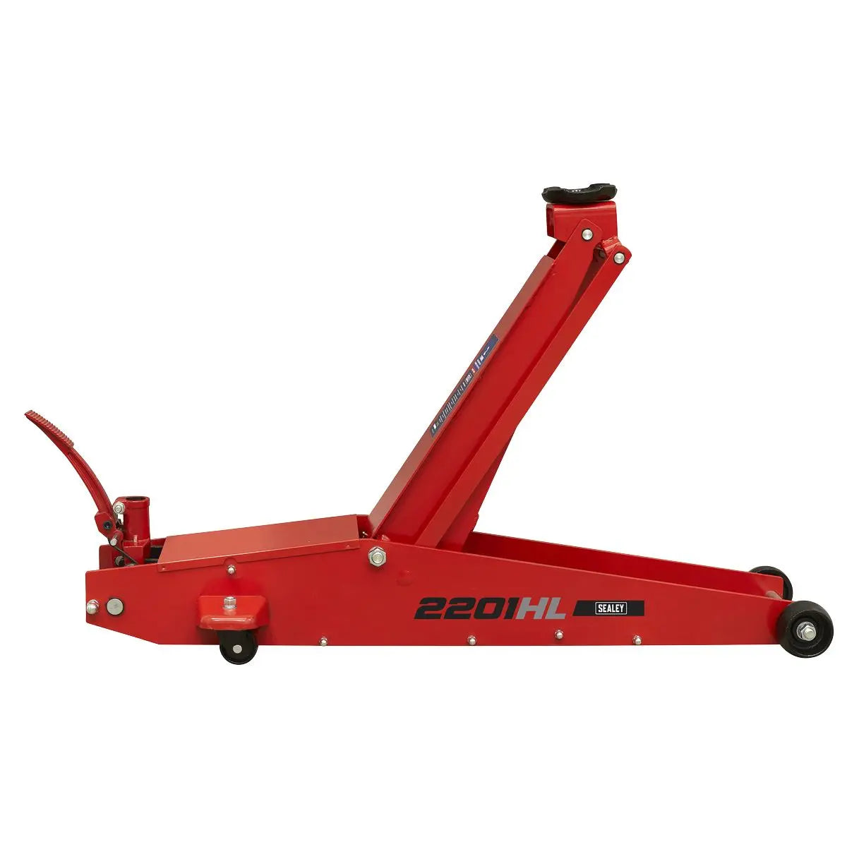Sealey Long Reach High Lift Commercial Trolley Jack 2 Tonne