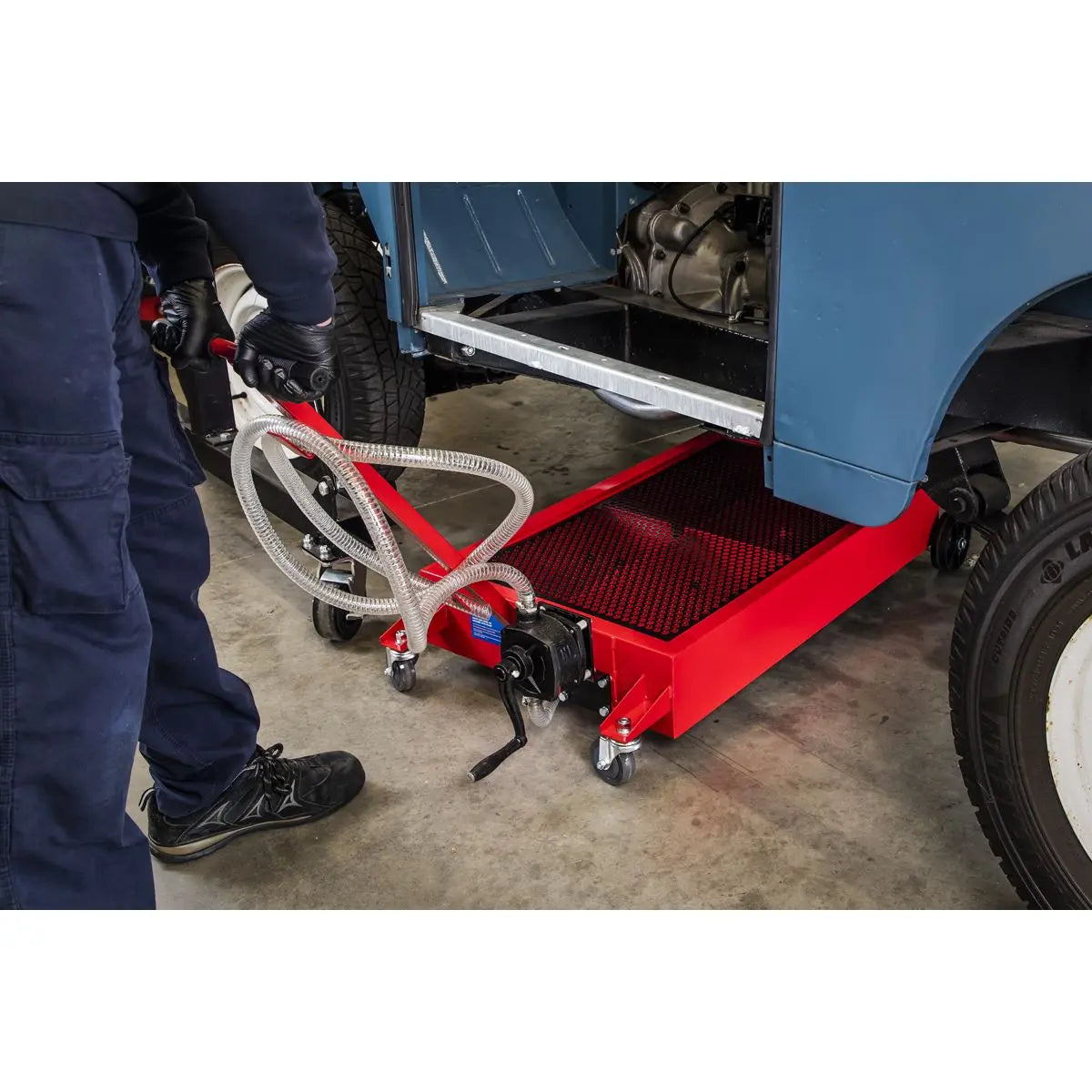 Sealey Low Level Oil Drainer 64L with Pump