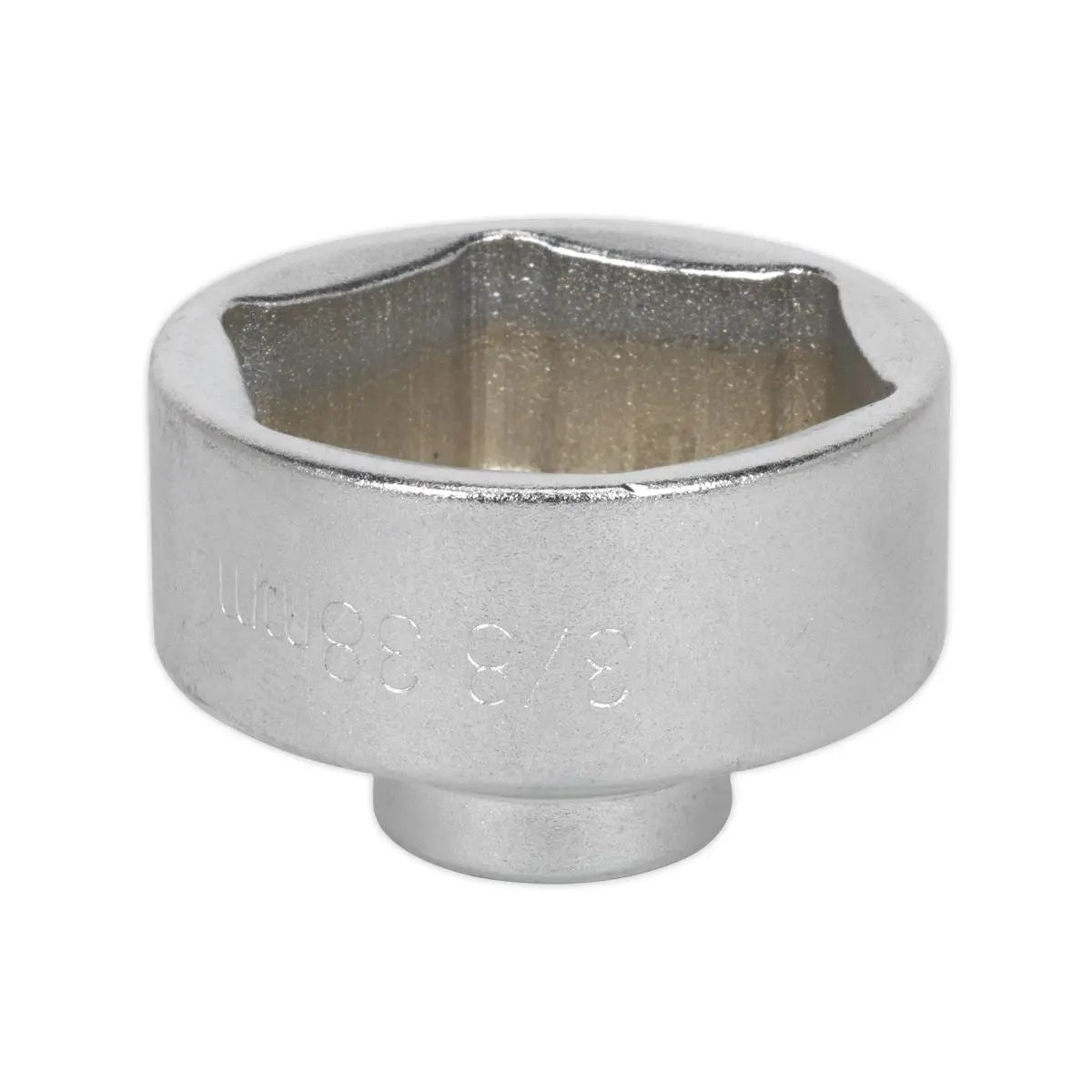 Sealey Low Profile Oil Filter Socket 38mm 3/8"Sq Drive