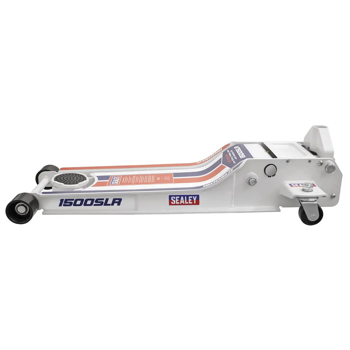Sealey Low Profile Rocket Lift Trolley Jack 1.5 Tonne  White Rose Tools