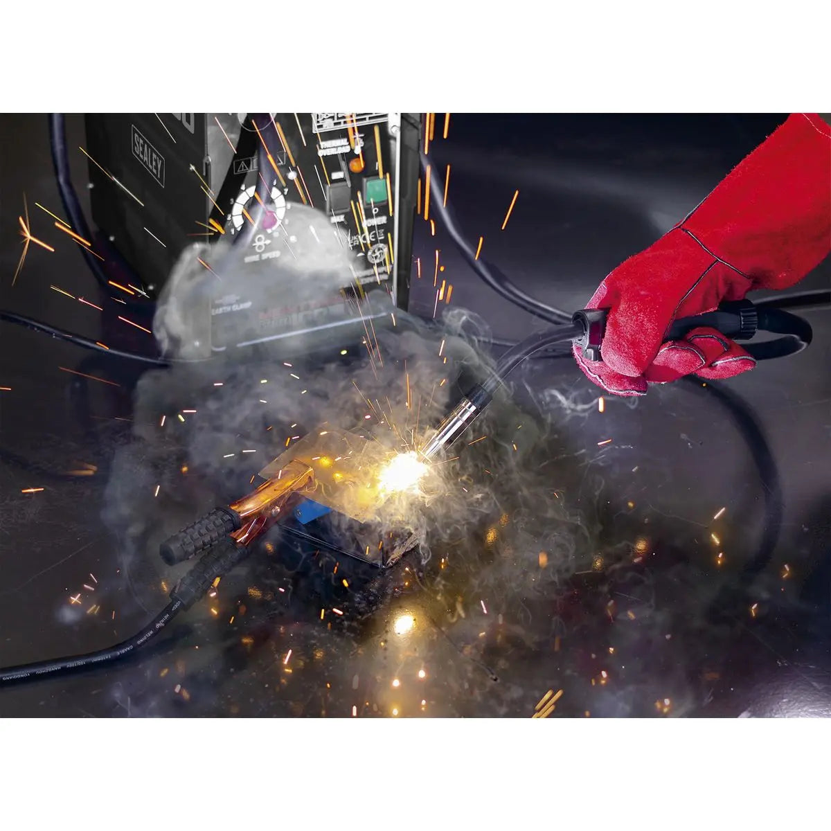Sealey MIG Welder MIGHTYMIG100 100A 230V No-Gas Gasless Mighty Mig Flux Wire Tip