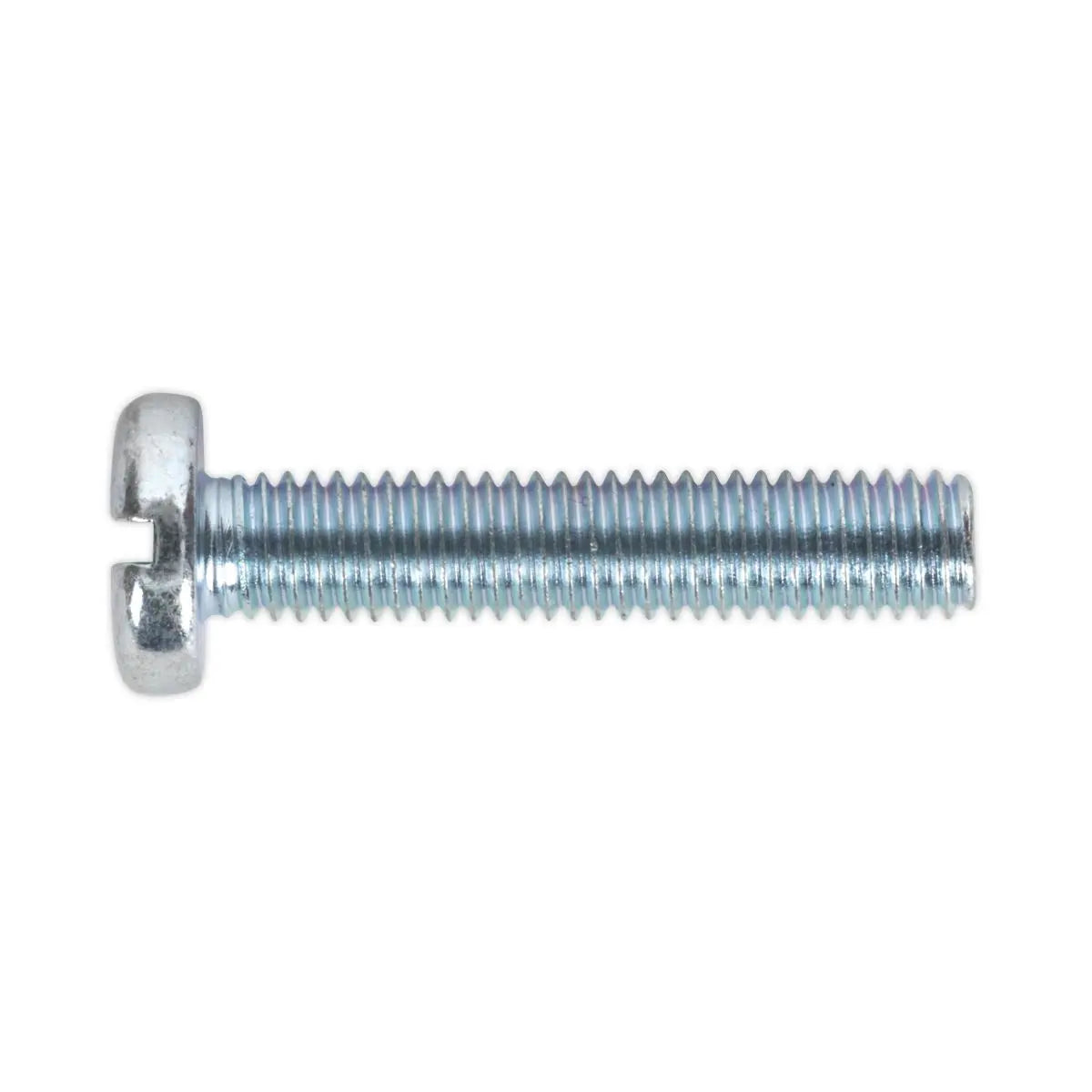 Sealey Machine Screw M5 x 25mm Pan Head Slot Zinc Pack of 50