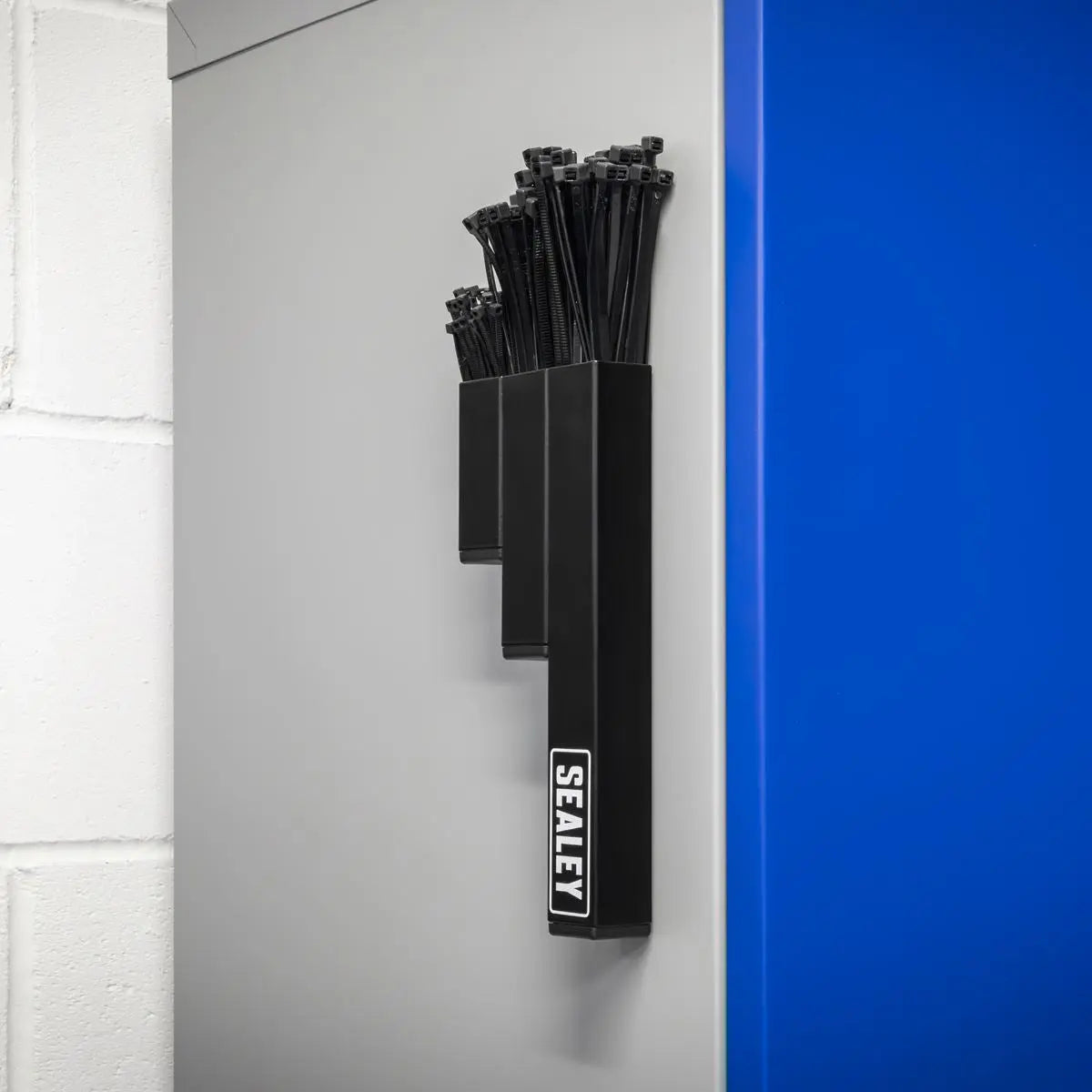 Sealey Magnetic Cable Tie Holder - Black White Rose Tools