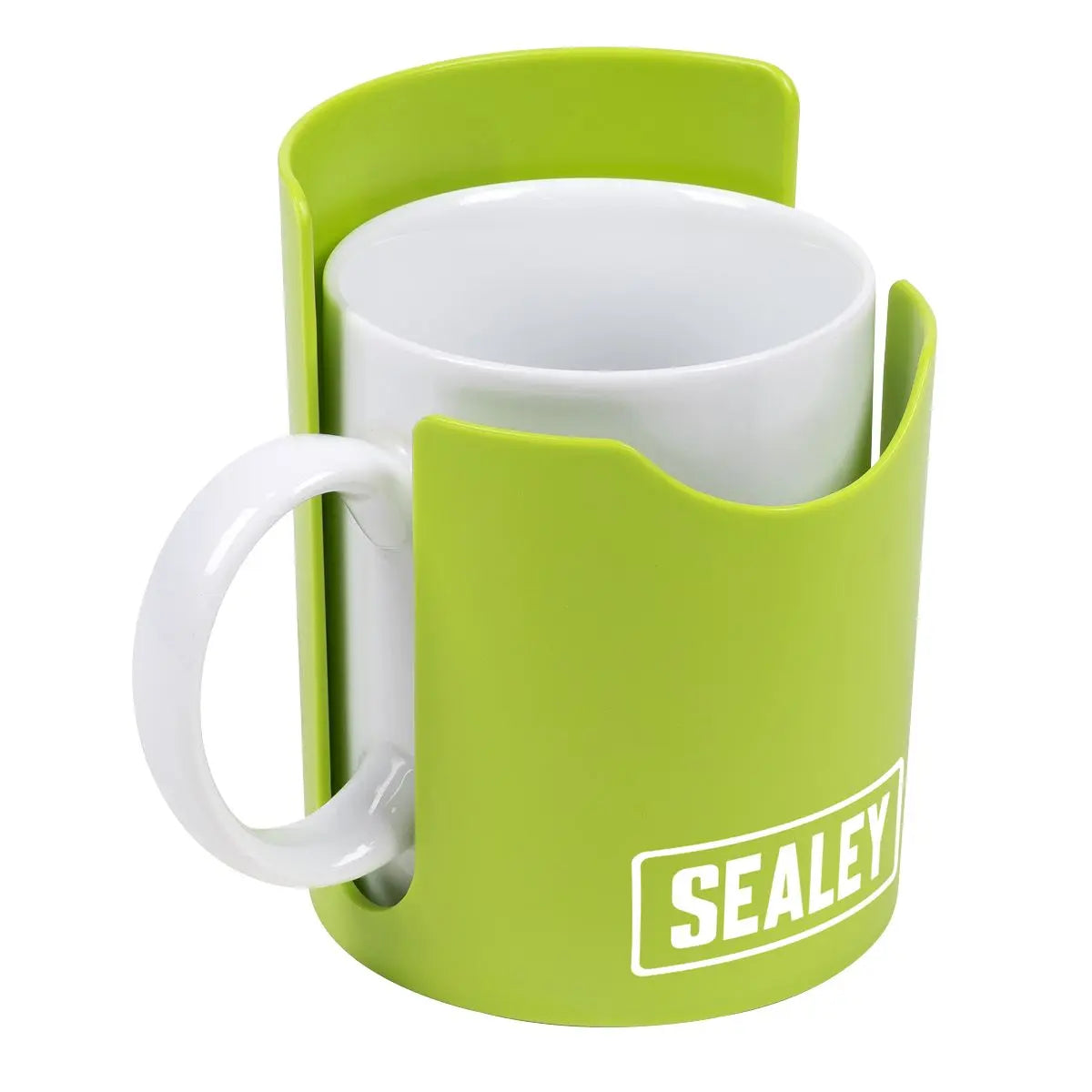 Sealey Magnetic Cup/Can Holder - Green White Rose Tools